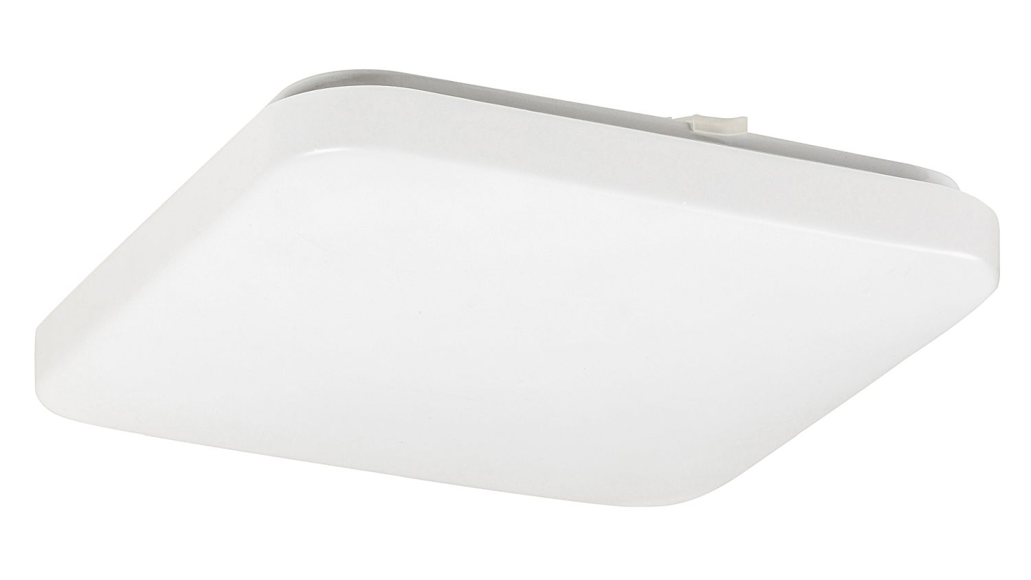 LED Deckenlampe Weiß breiter Schirm 4000K blendarm