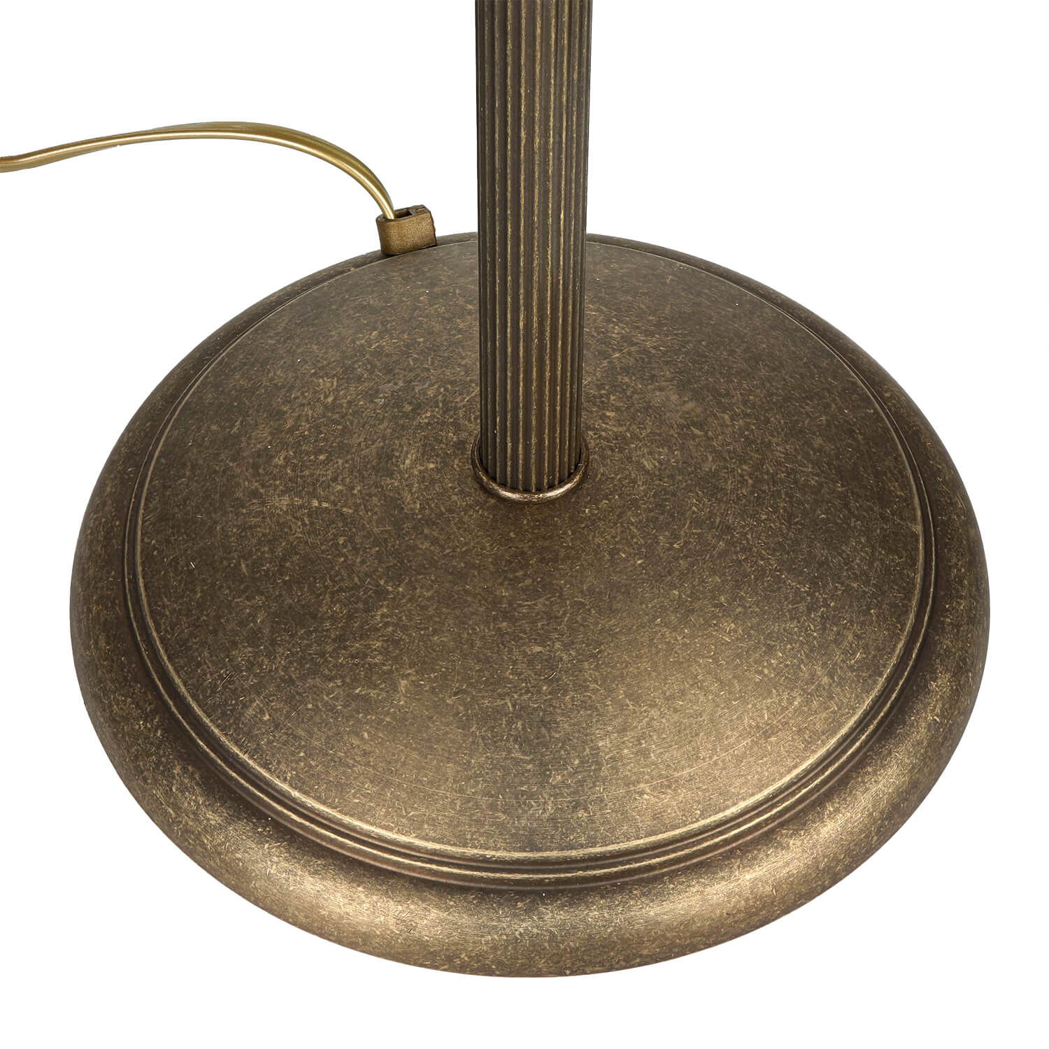 Lampadaire bronze antique laiton véritable Oslo