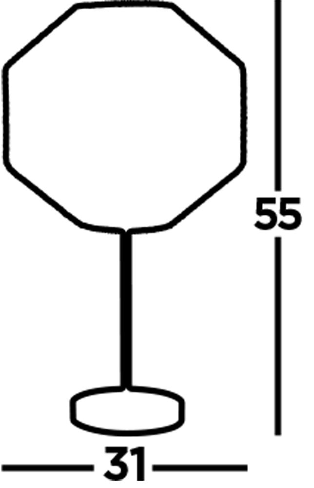 Tischleuchte Schwarz 55 cm Ø 30,5 cm Seil Schirm E27Modern
