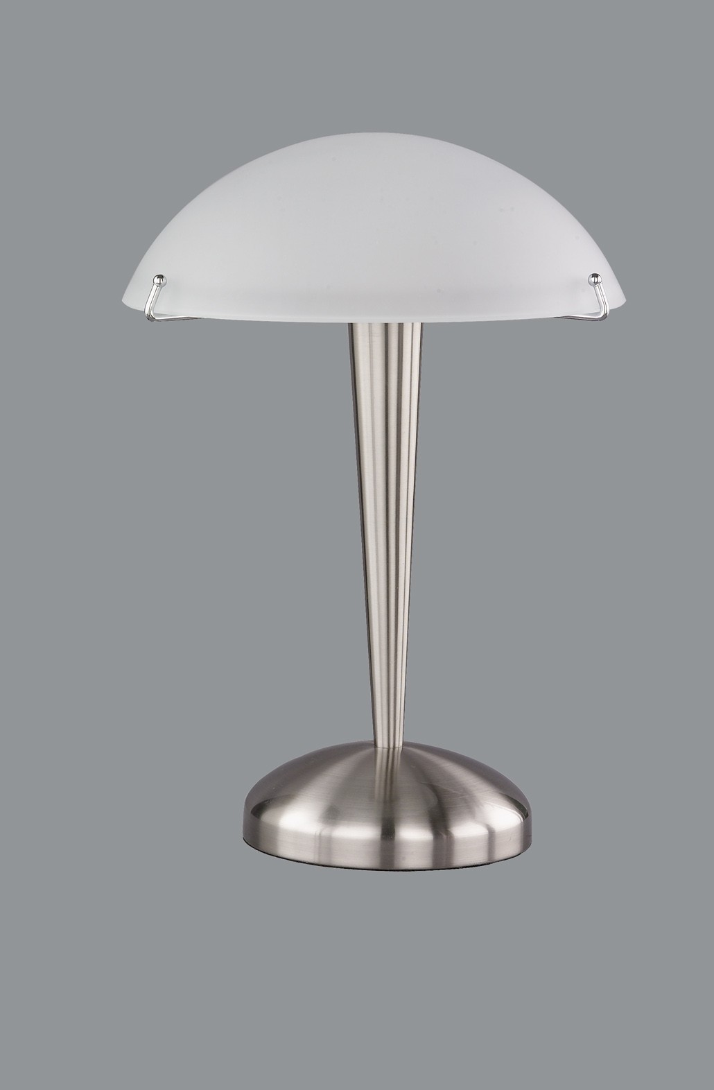Moderne runde Tischleuchte Tischlampe E14 PILZ