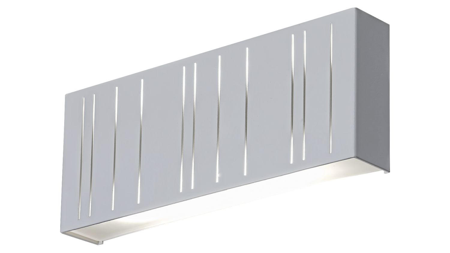 Moderne LED Wandlampe Weiß Metall IP65 12W Außen