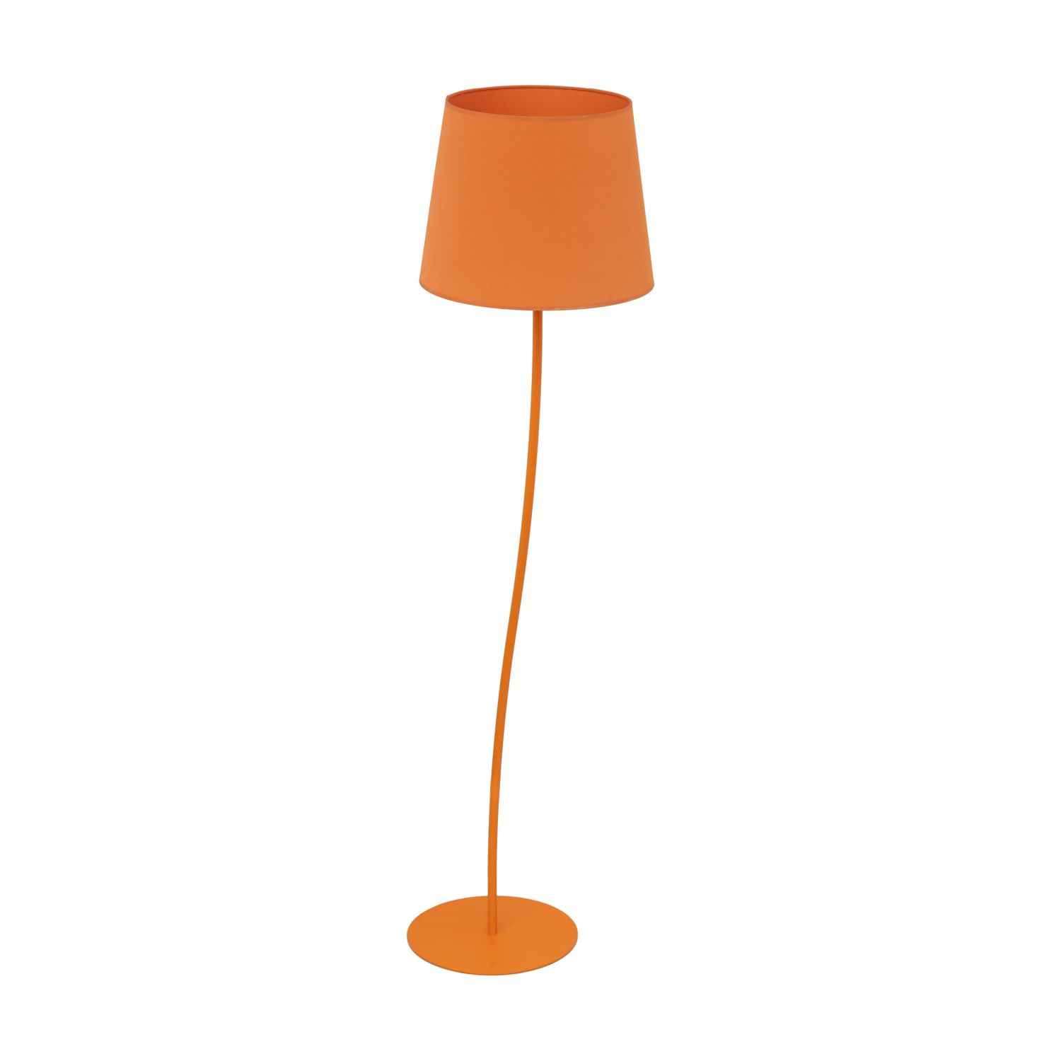 Lampadaire Chambre d'enfant Orange E27 150 cm petit tissu métal