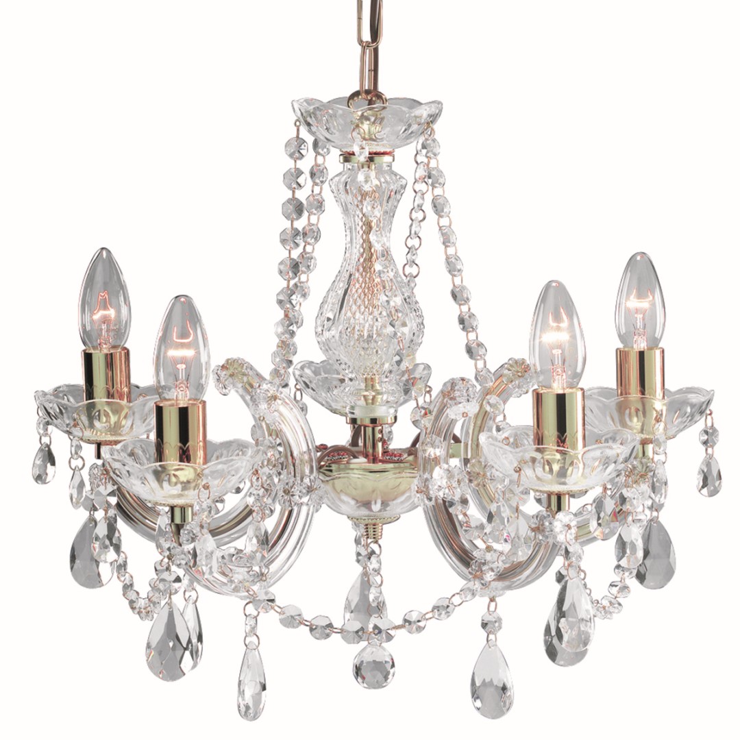 Lustre E14 Classique en or