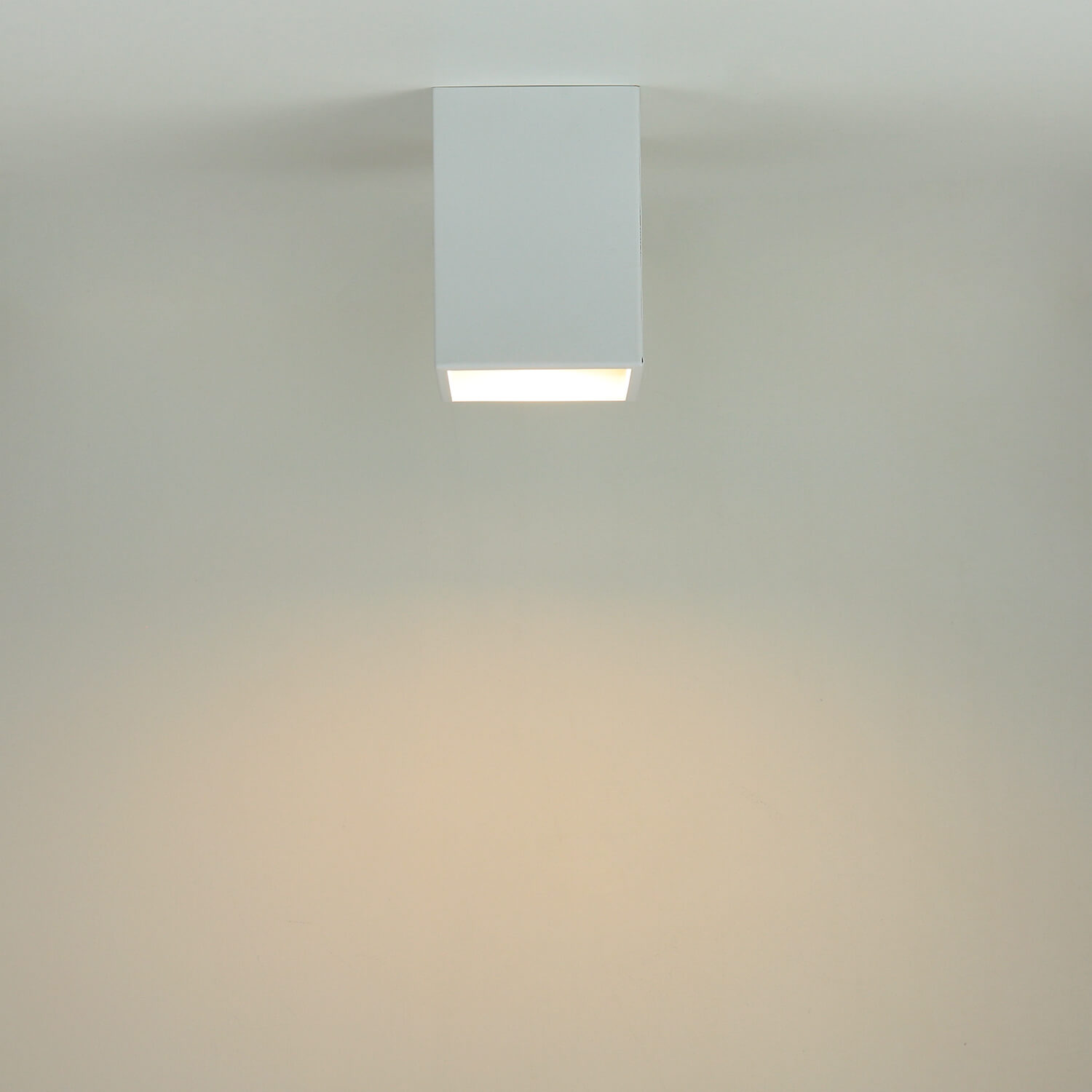 Spot Lampe Aufputz Weiß GU10 Metall 12,5 cm hoch