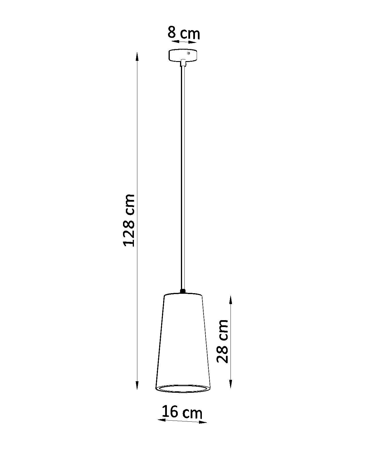 Lampe à suspendre Blanc Ø 16 cm Céramique à peindre E27 TUPA