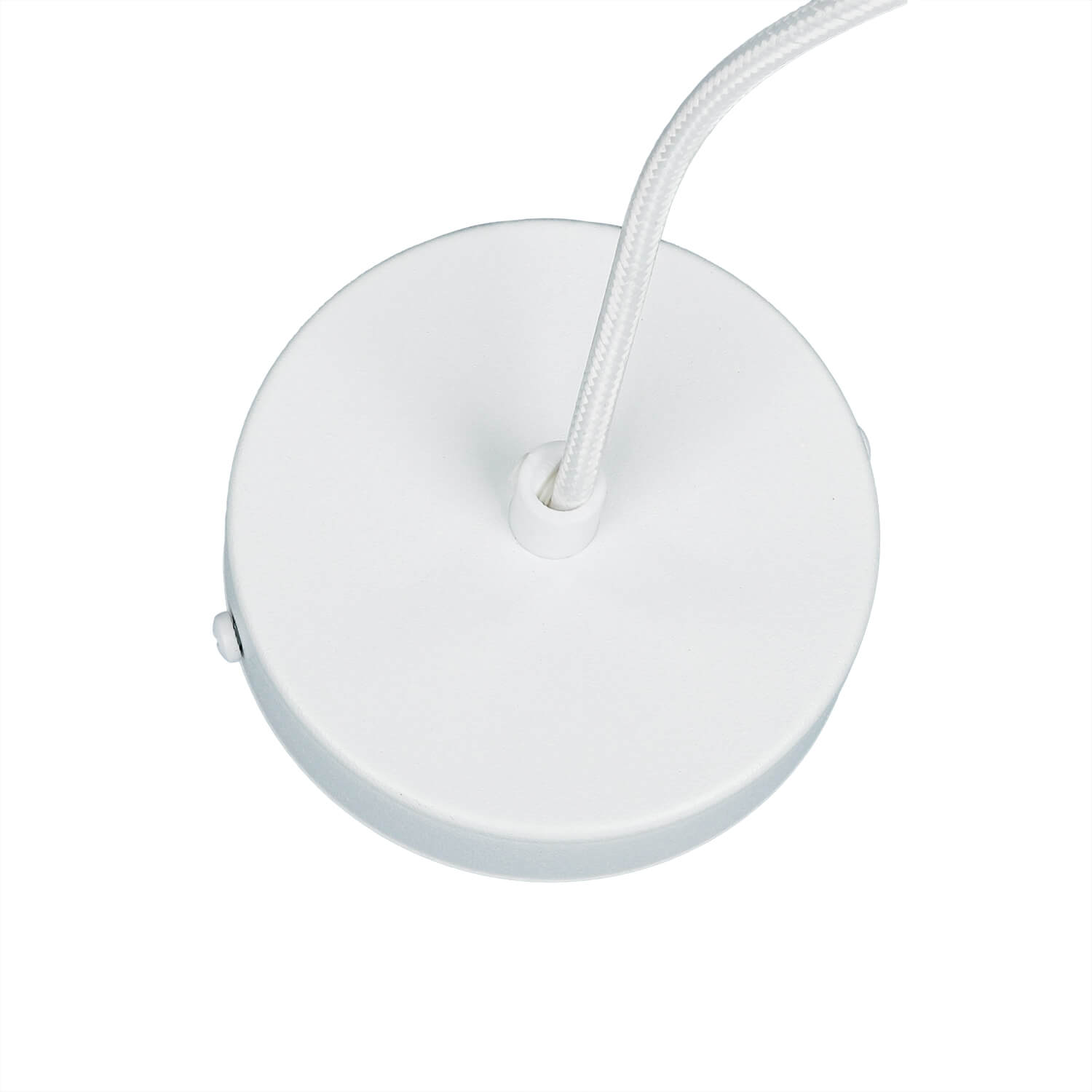 Suspension ronde blanc or Ferra