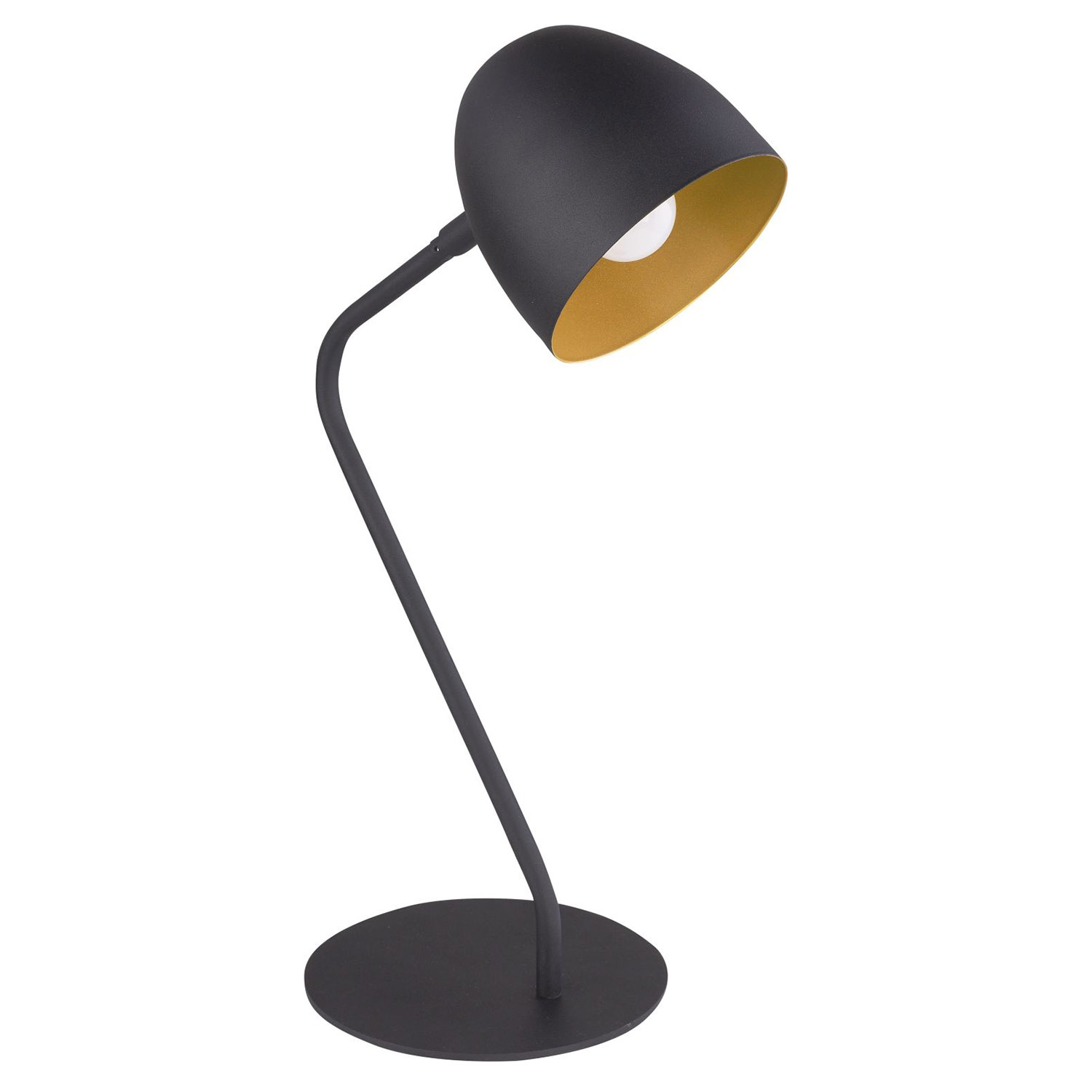 Lampe de table SARE Noir Or H:47cm Lampe de bureau