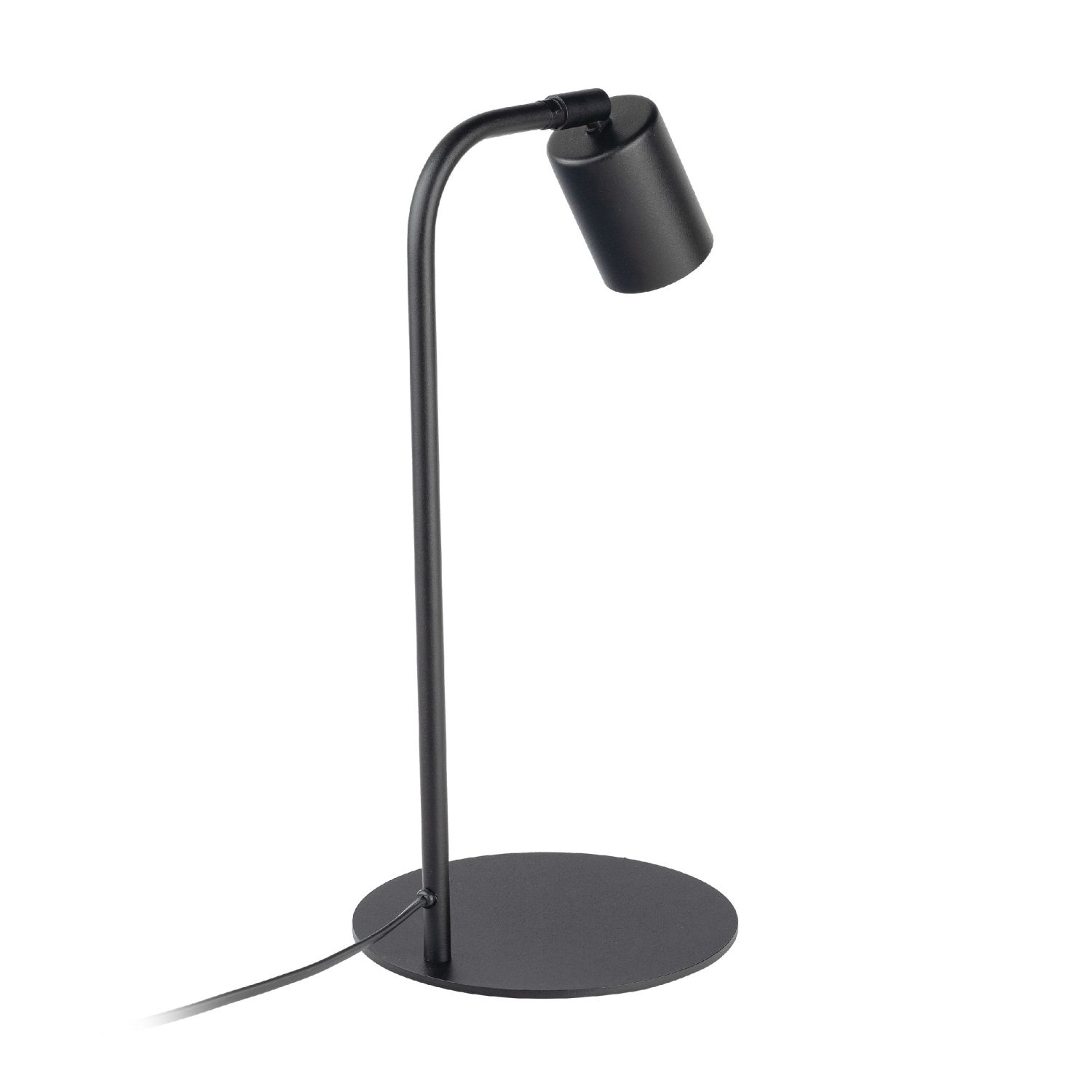 Lampe de bureau métal 40 cm petit noir réglable