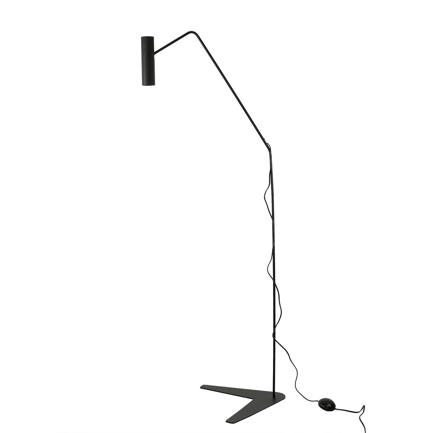 Lampe de sol avec tête pivotante