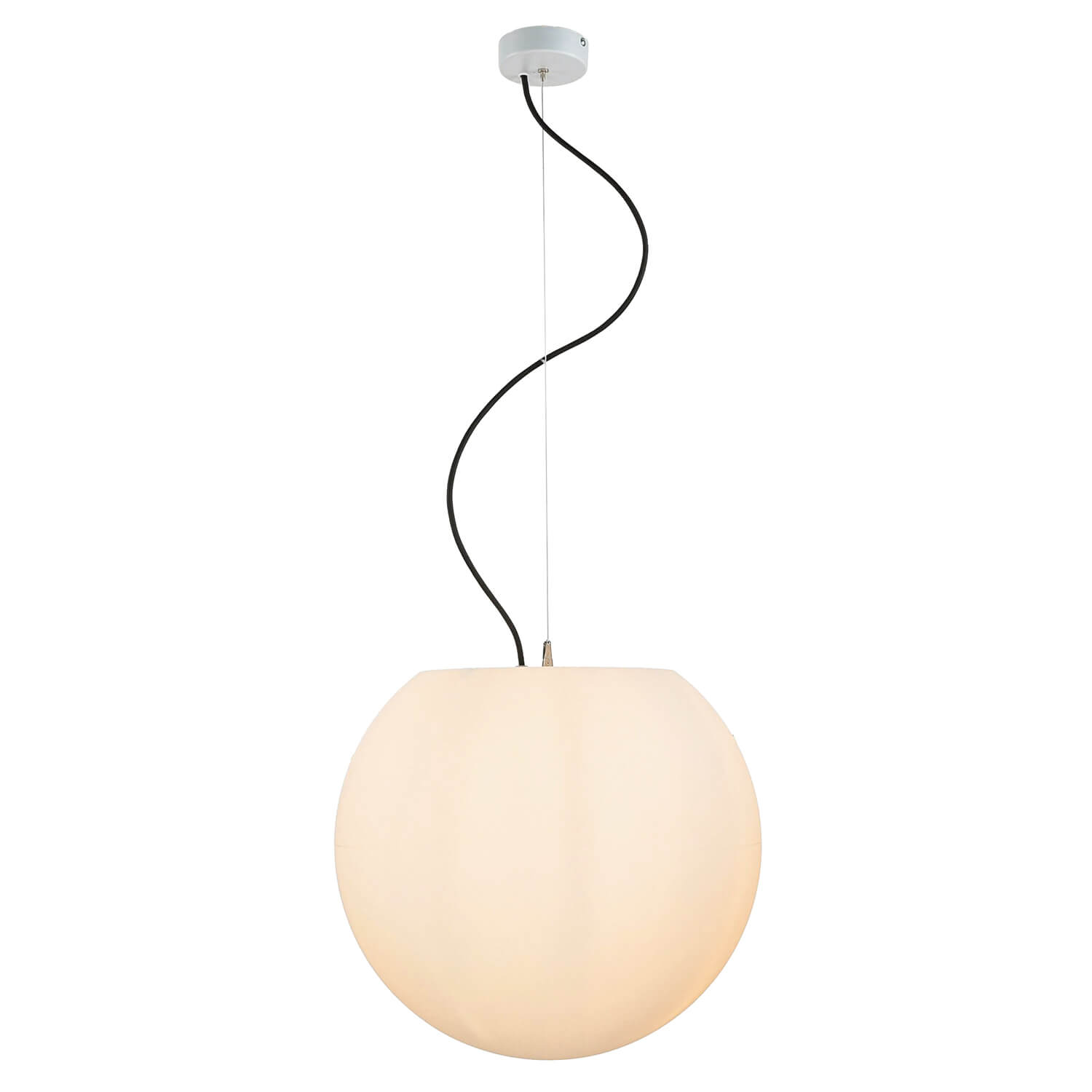 Suspension d'extérieur Blanc rond Ø45cm