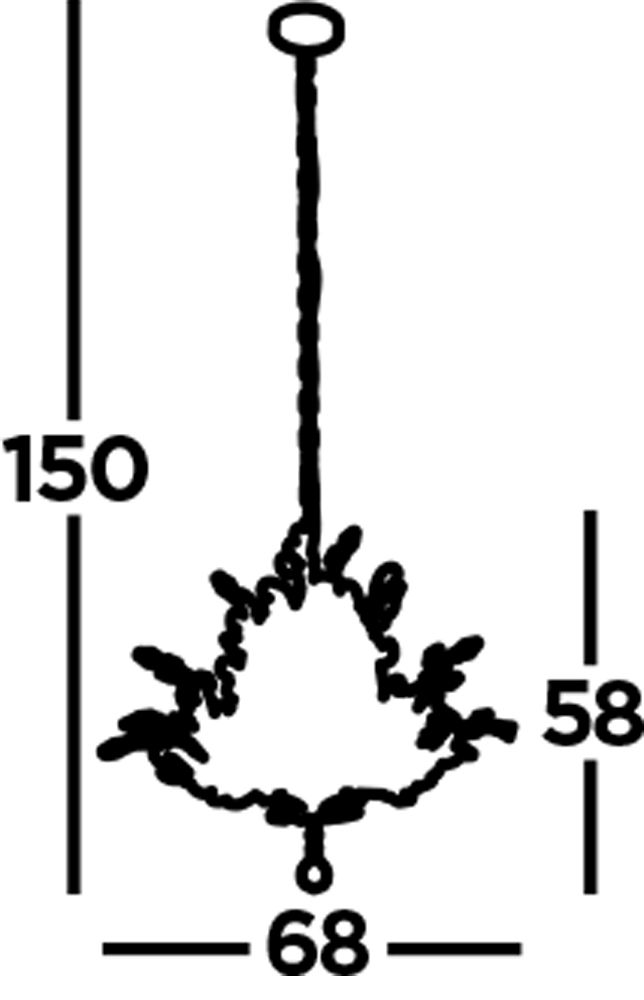 Kronleuchter Kristall Ø 68cm H: max. 1,5m verstellbar 7x E14