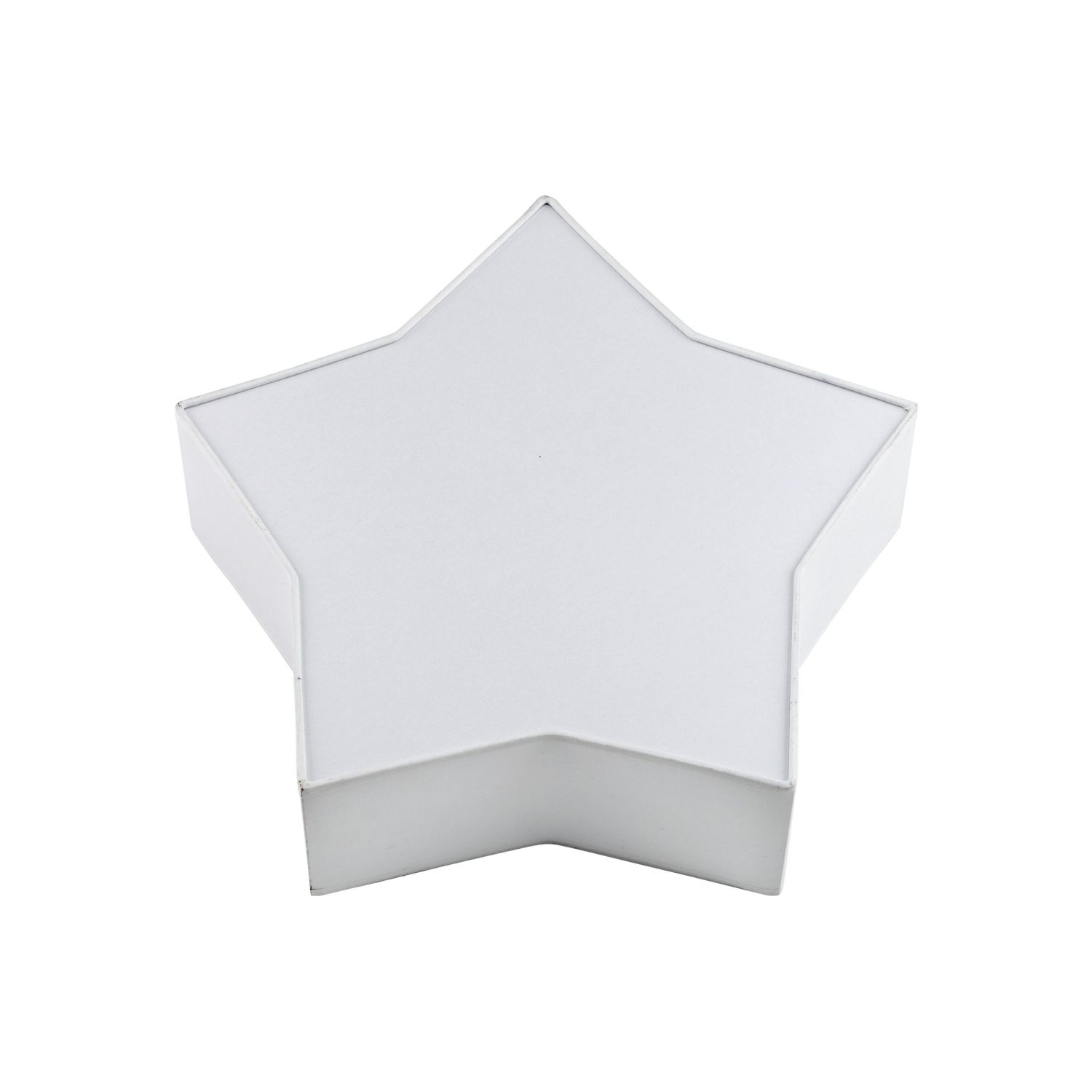 Lampe de chambre d'enfant Blanc Étoile L : 45 cm Tissu Blanc 2x E27 Plafond