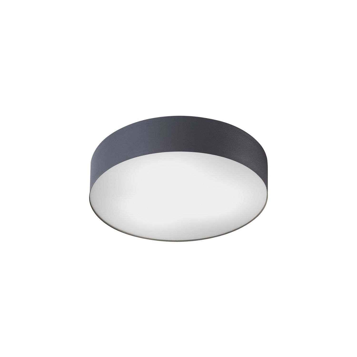 Deckenlampe Grau 3x E14 Ø 40,5 cm rund blendarm