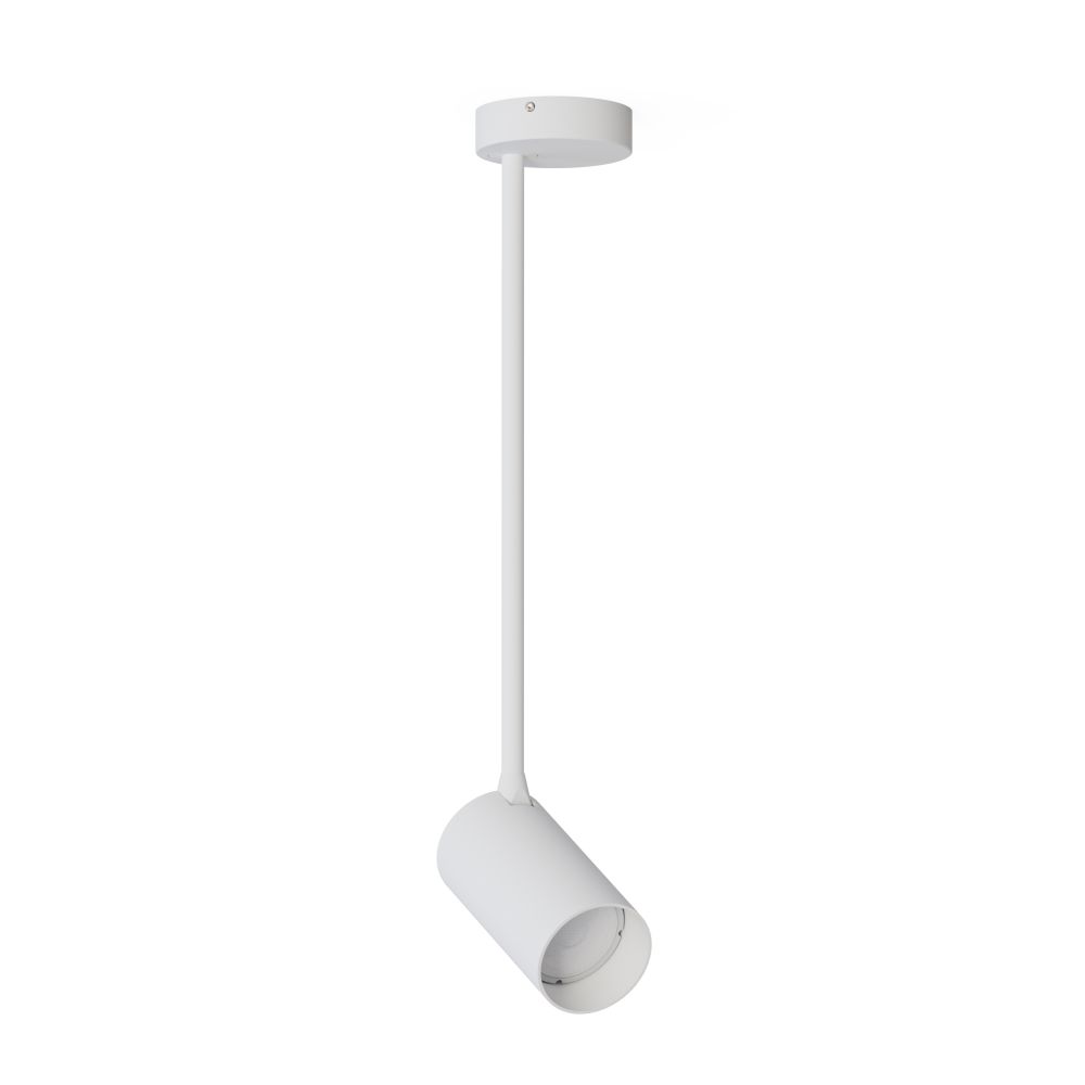 Vielseitige Deckenlampe Weiß H:41cm verstellbar GU10