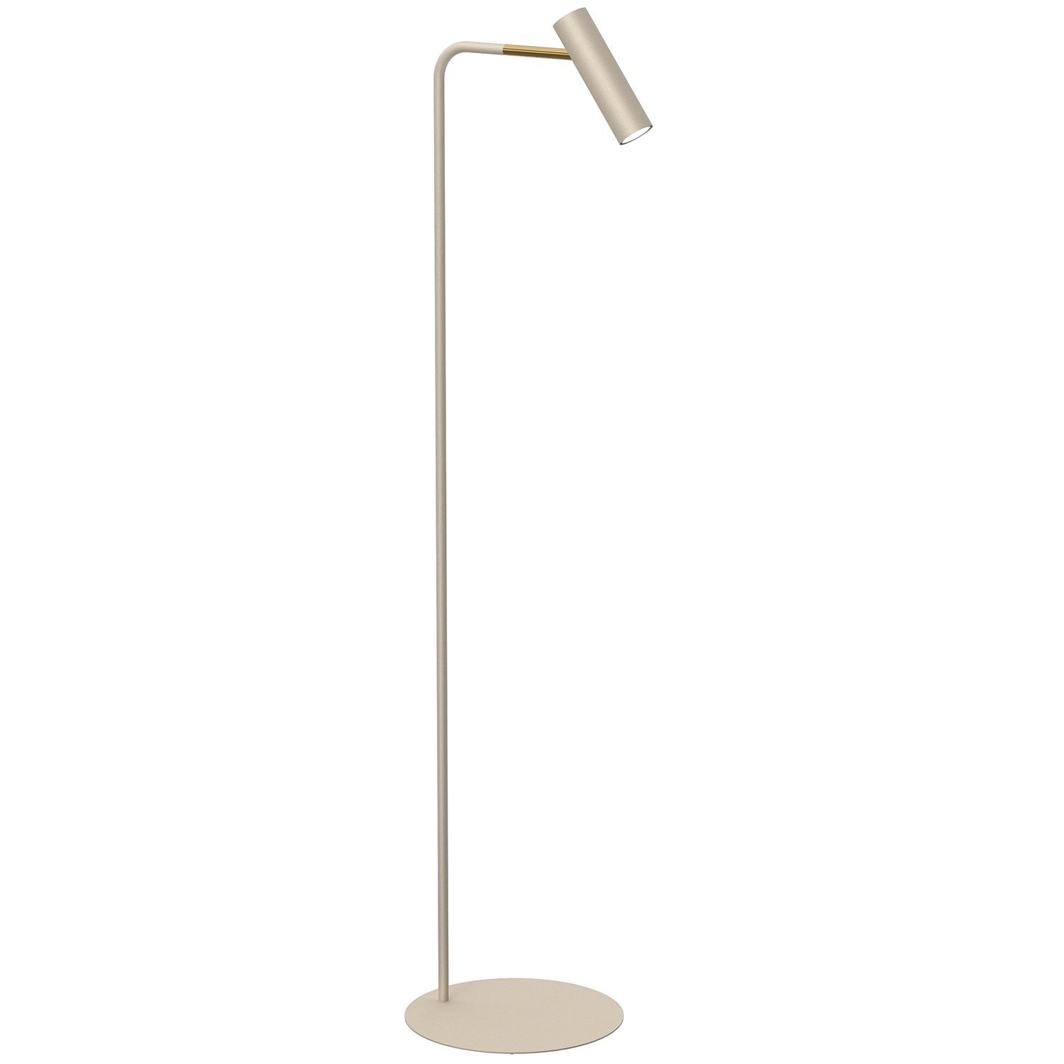 Lampadaire en métal GU10 ajustable 159 cm en beige or