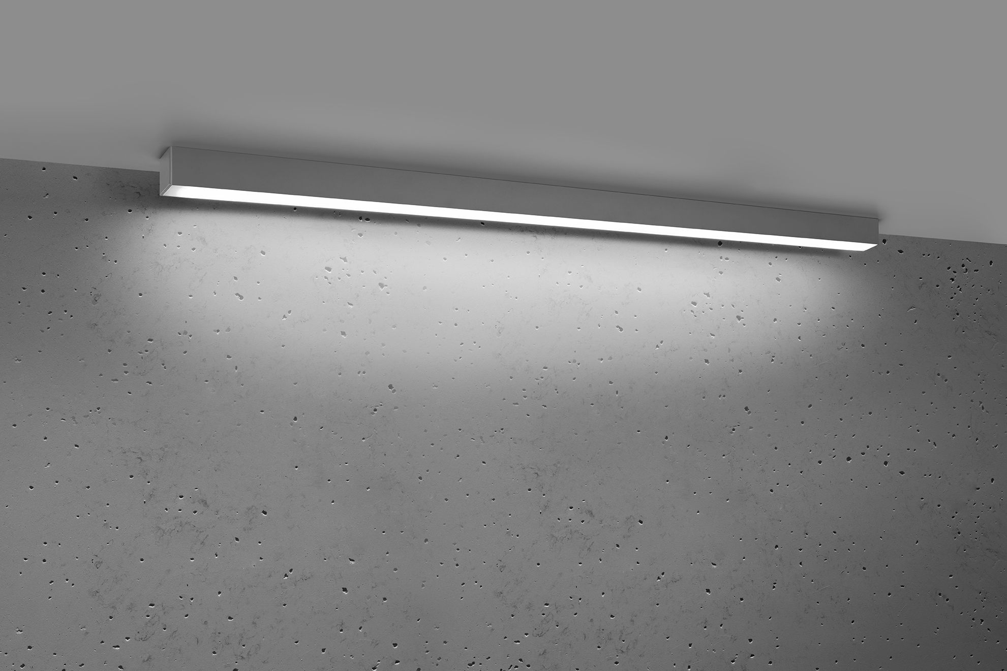 Blendarme Deckenleuchte LED Metall 118 cm lang 4000 K