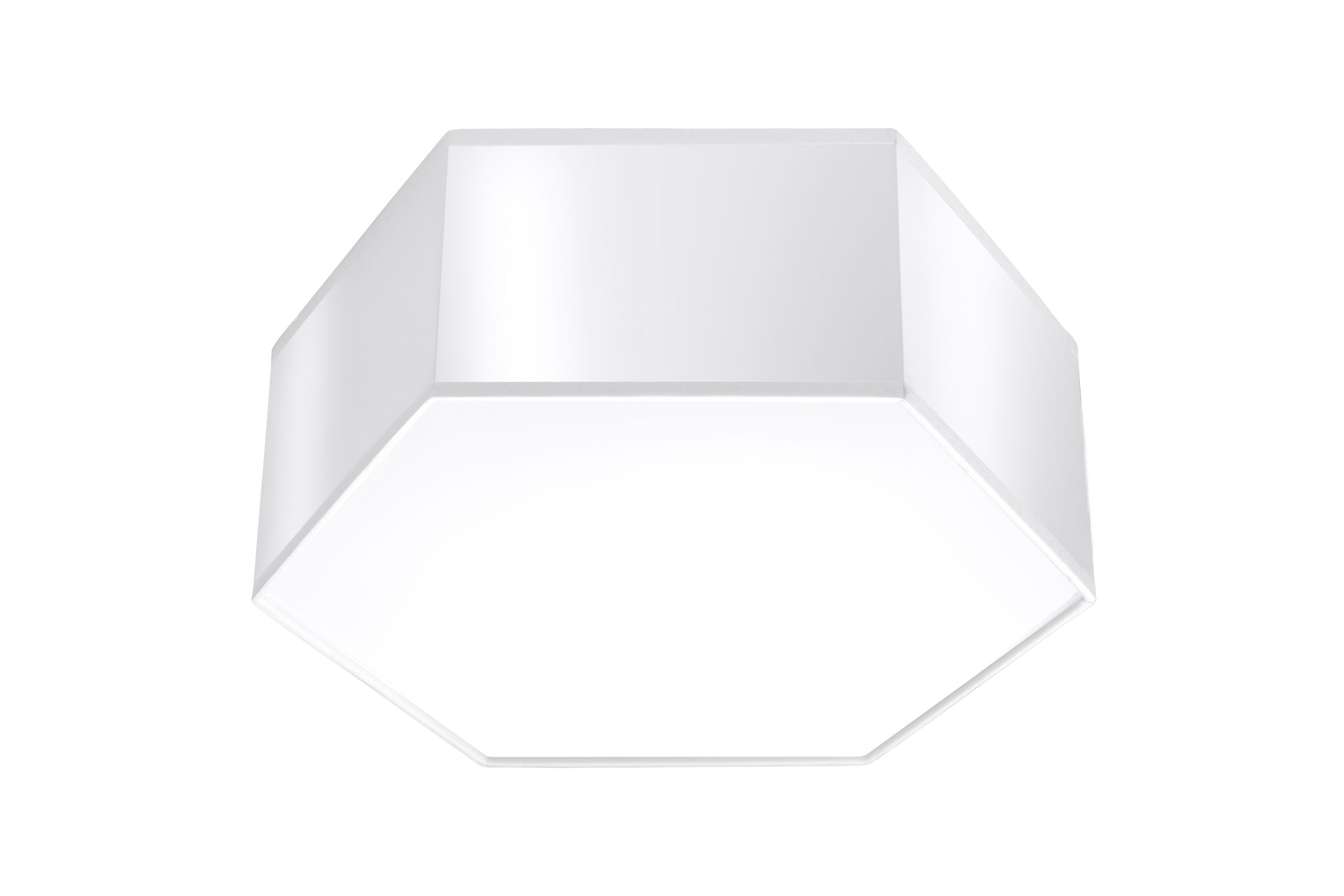 Deckenlampe Modern Weiß flach blendarm 2x E27