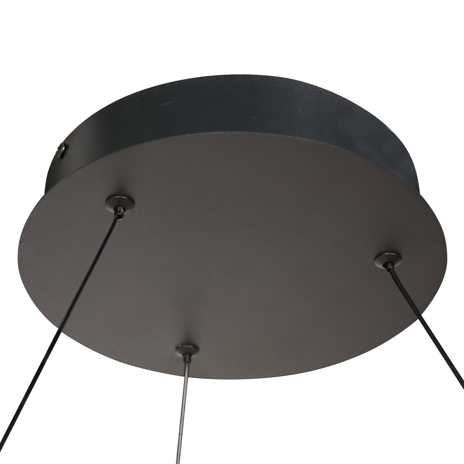 Grande lampe LED suspendue Noir Ø100 cm 80 W 2700 K