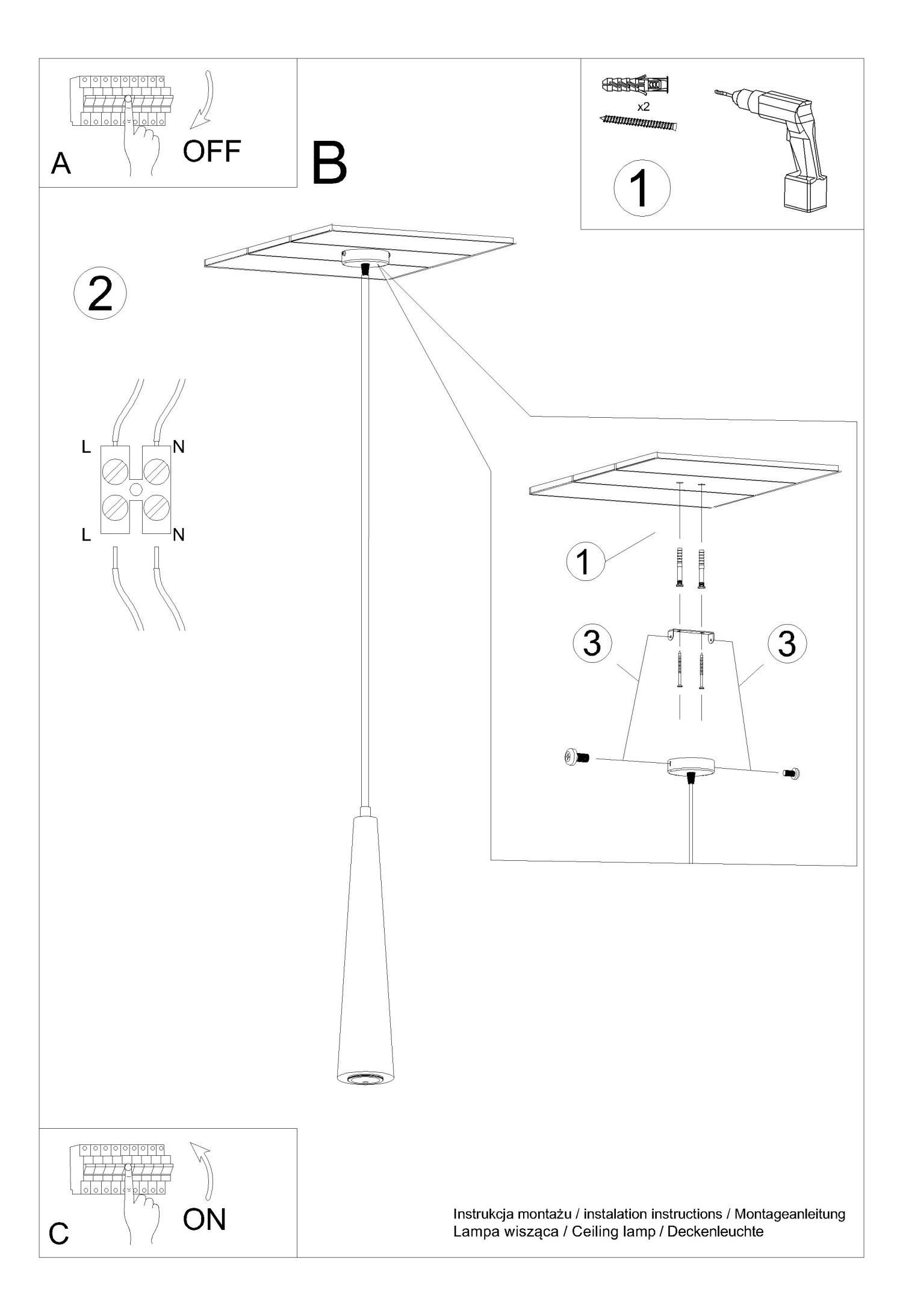 Lampe à suspendre en bois Ø 8 cm étroite pour GU10 Scandinave