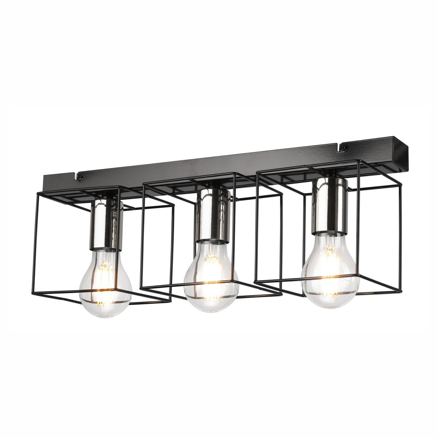 Faszinierend Deckenlampe Schwarz Metall Ebenbild