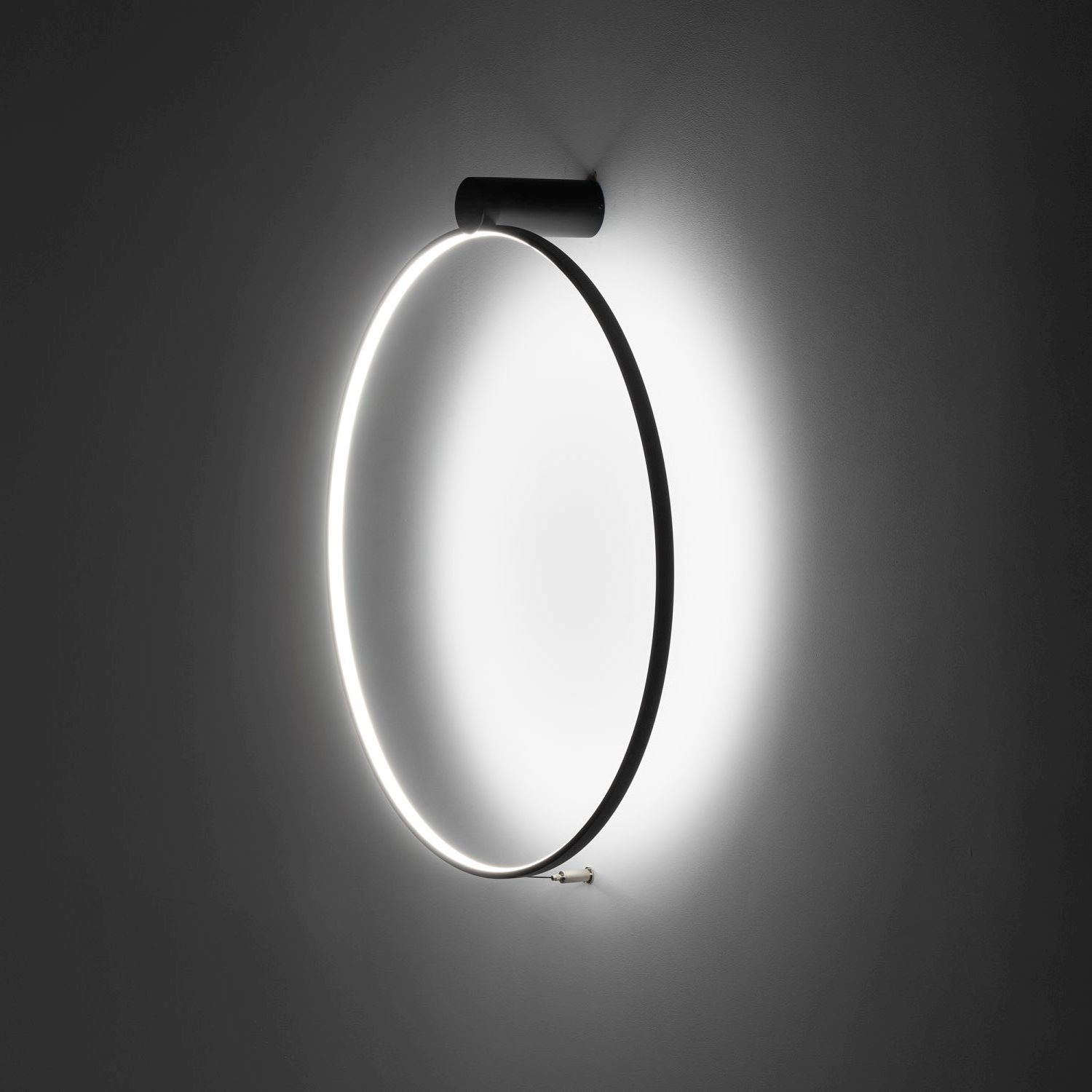 Wandlampe LED Schwarz 3000 K 660 lm Ø 60 cm Ring