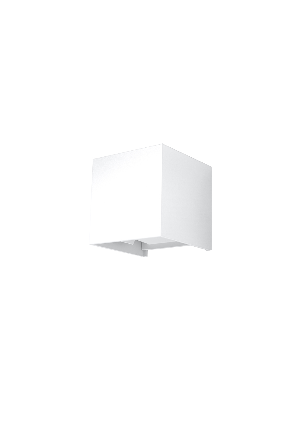 LED Wandlampe JAZZINELLE Weiß quadratisch IP54 Up Down