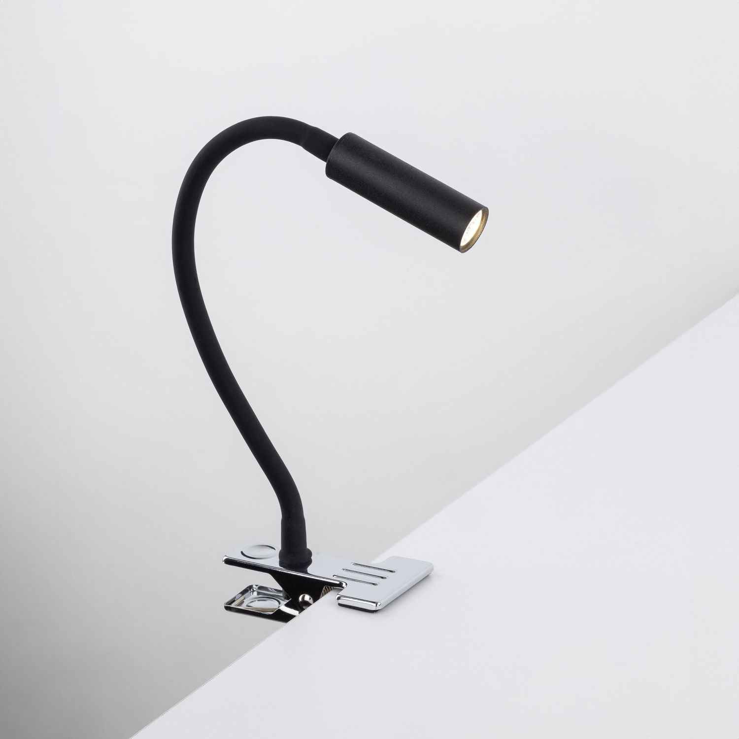 Lampe de bureau Flexarm noir chrome G9 hauteur 40 cm