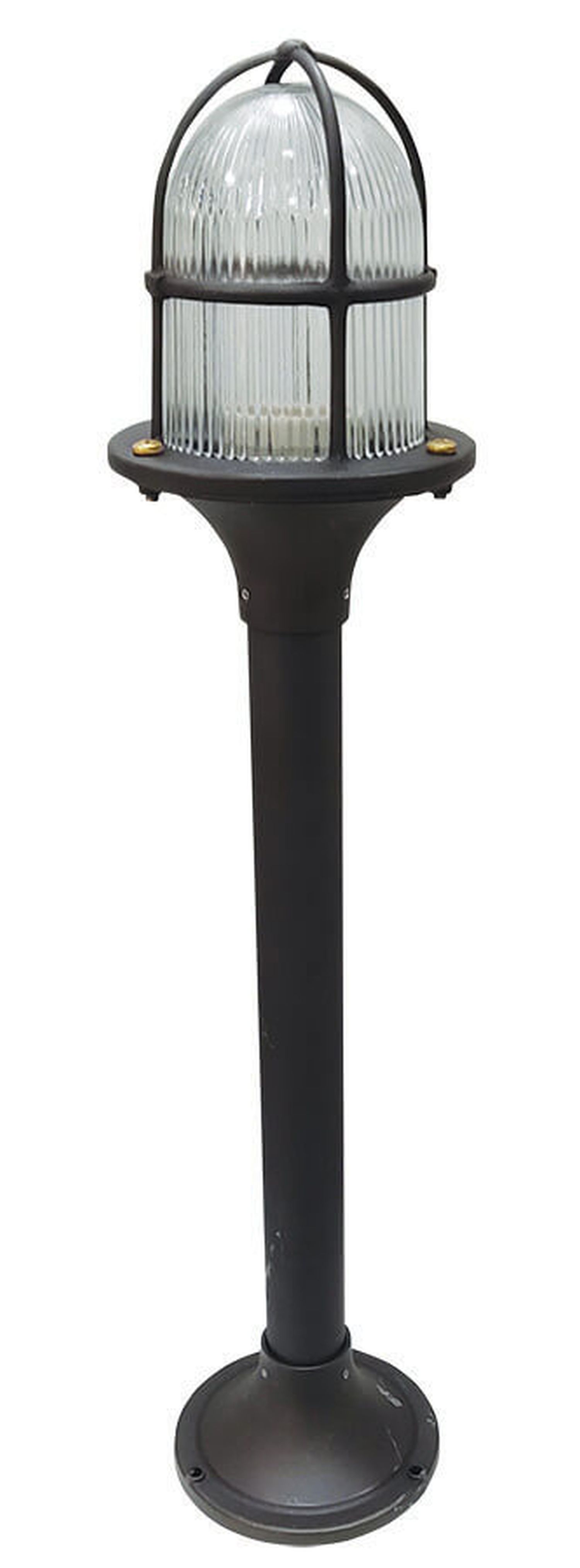 Lampe d'allée extérieure 63 cm laiton verre E27 IP54 Maritim