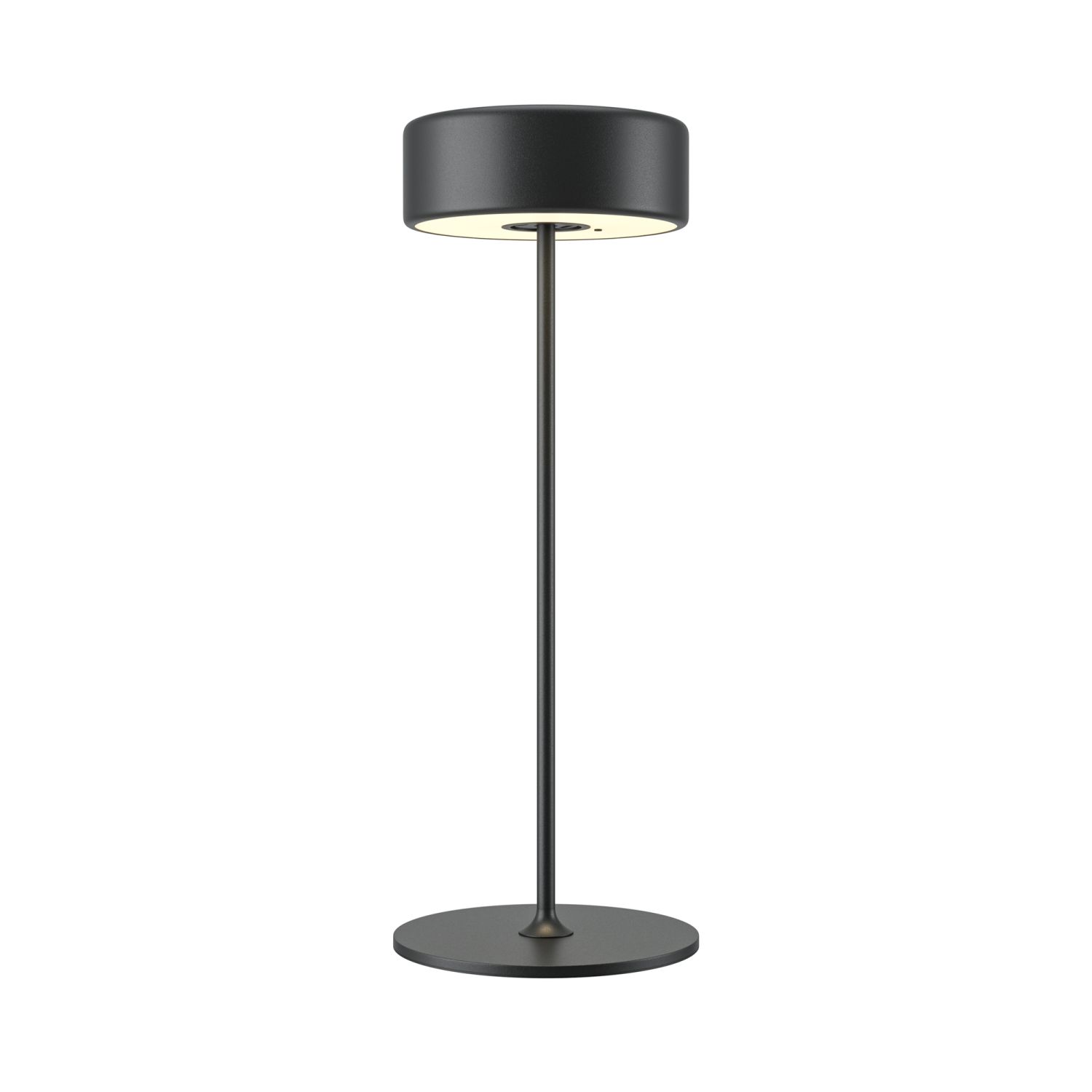 Lampe de table aluminium LED Dimmer Touch ronde D : 12 cm