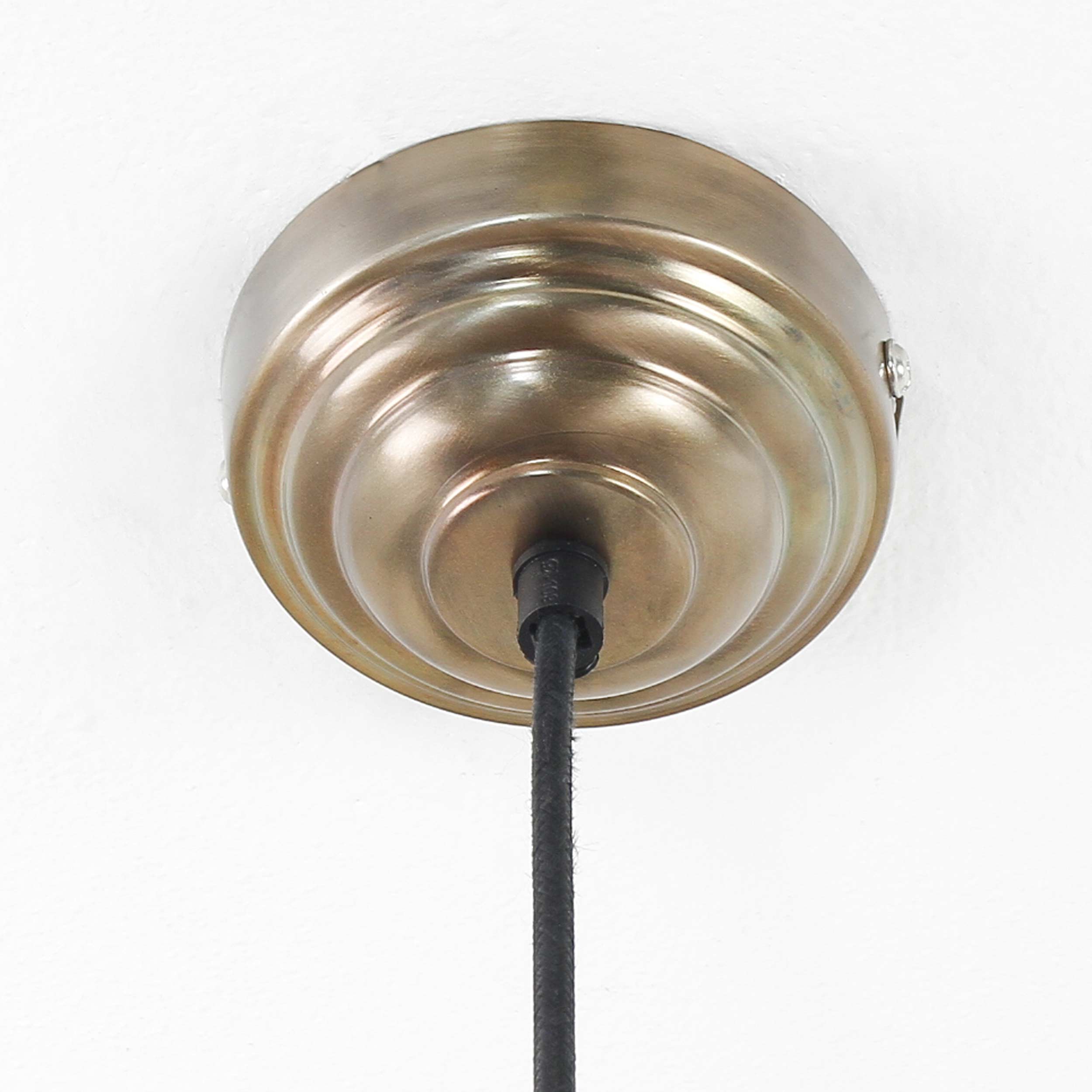 Hängeleuchte Metall Ø 29 cm Vintage Design in Bronze