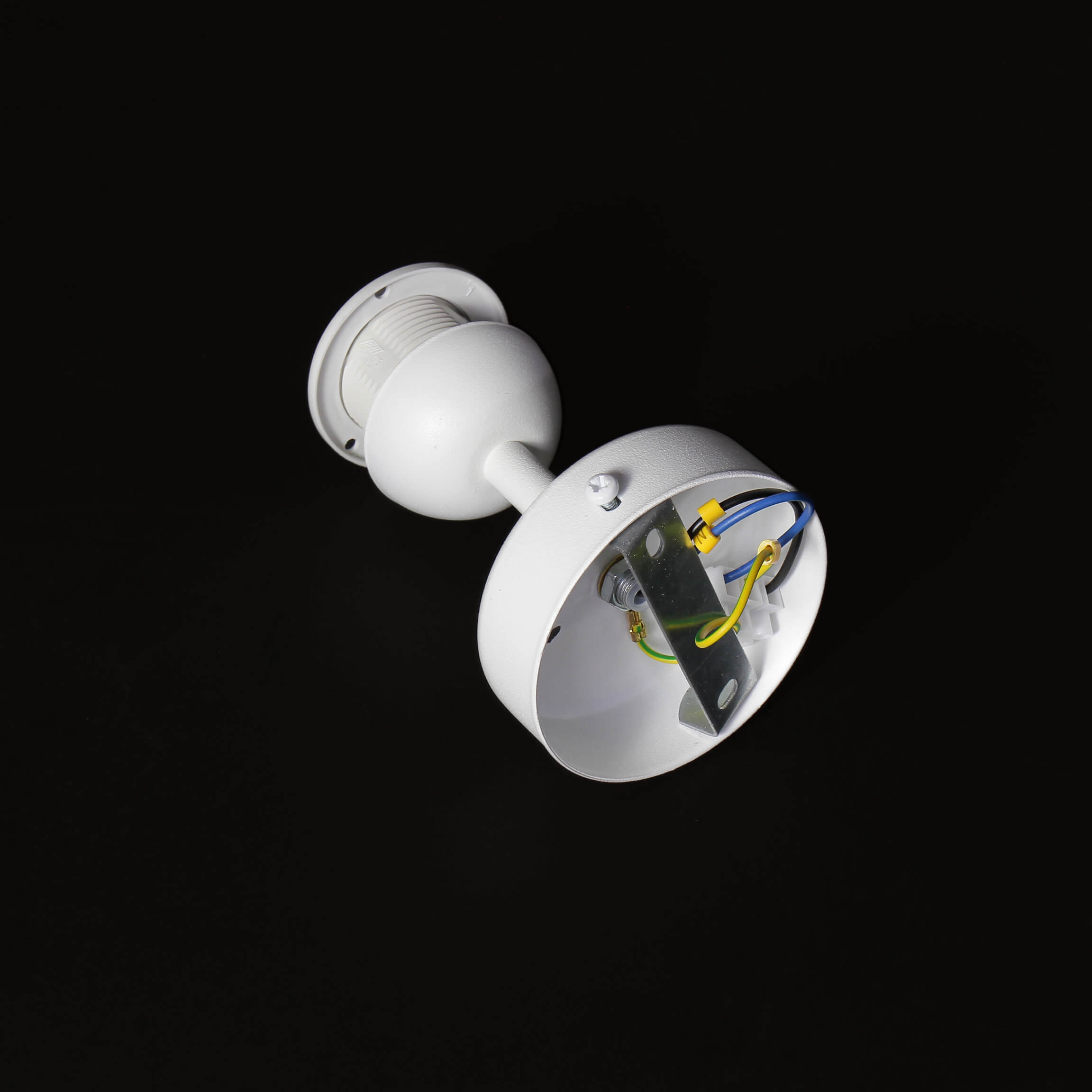 Kleine Deckenlampe Globus Weiß rund Modern