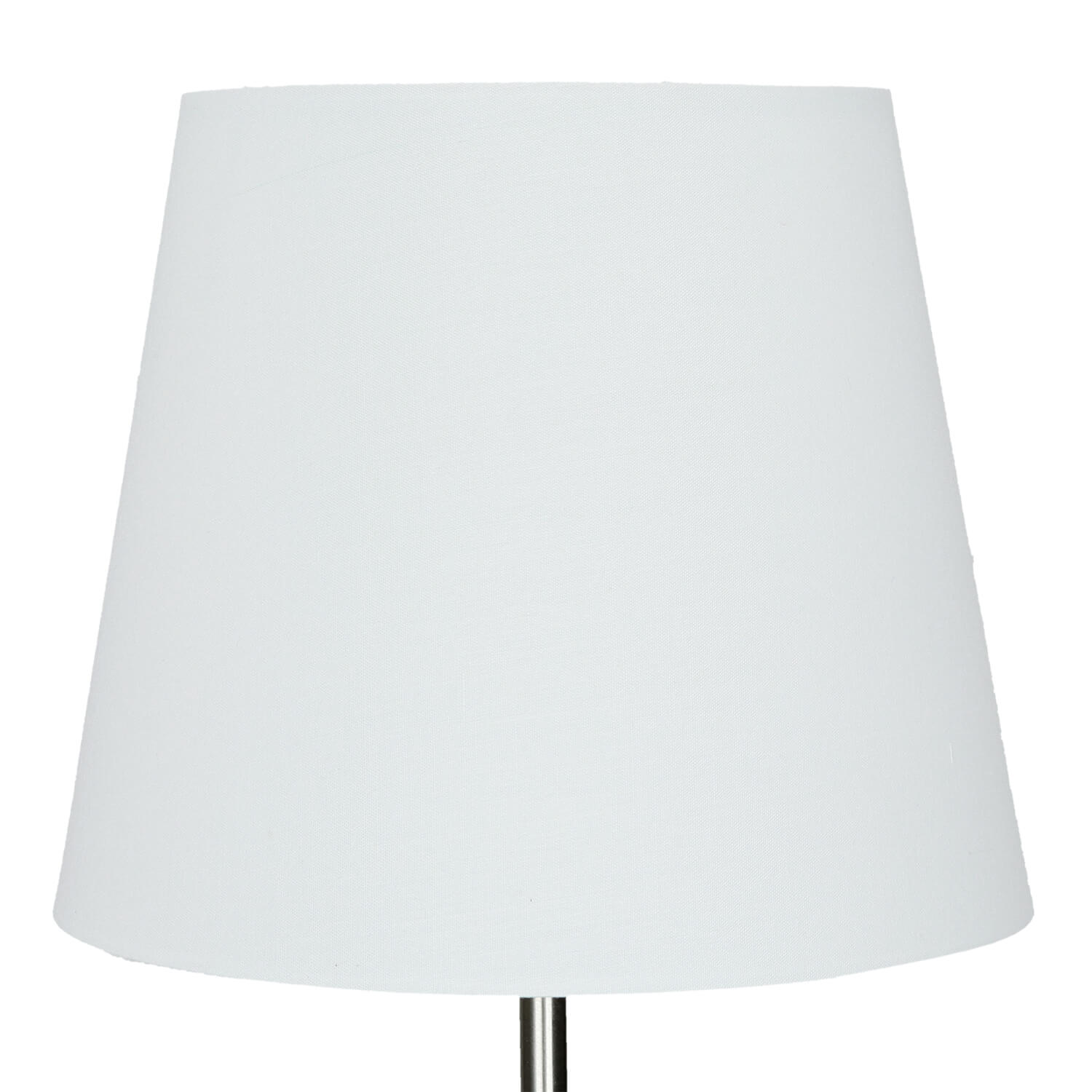 Zierliche Tischlampe 2er Set Weiß 33cm E14 modern