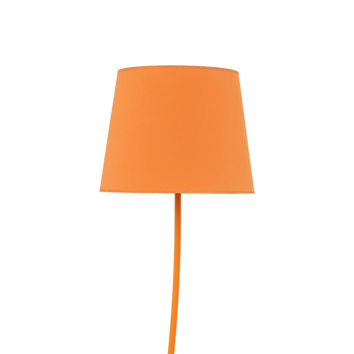 Stehleuchte Kinderzimmer Orange E27 150 cm klein Stoff Metall