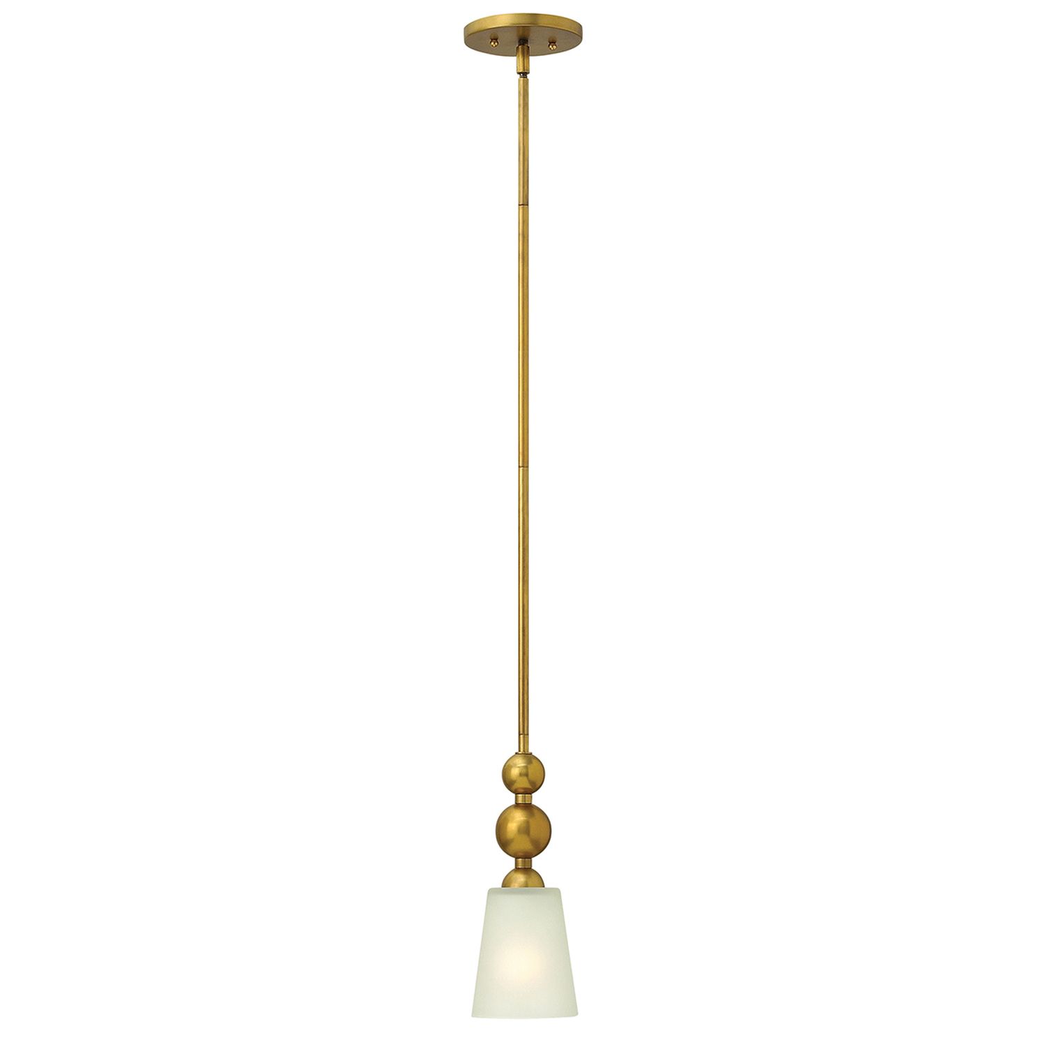Deckenleuchte ROMINA Messing Ø12cm kürzbar Lampe