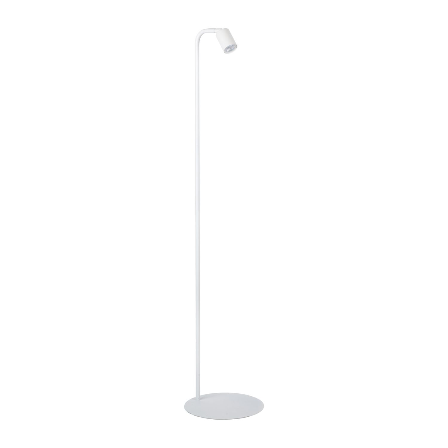 Stehlampe Weiß 140 cm klein Metall verstellbarer Schirm
