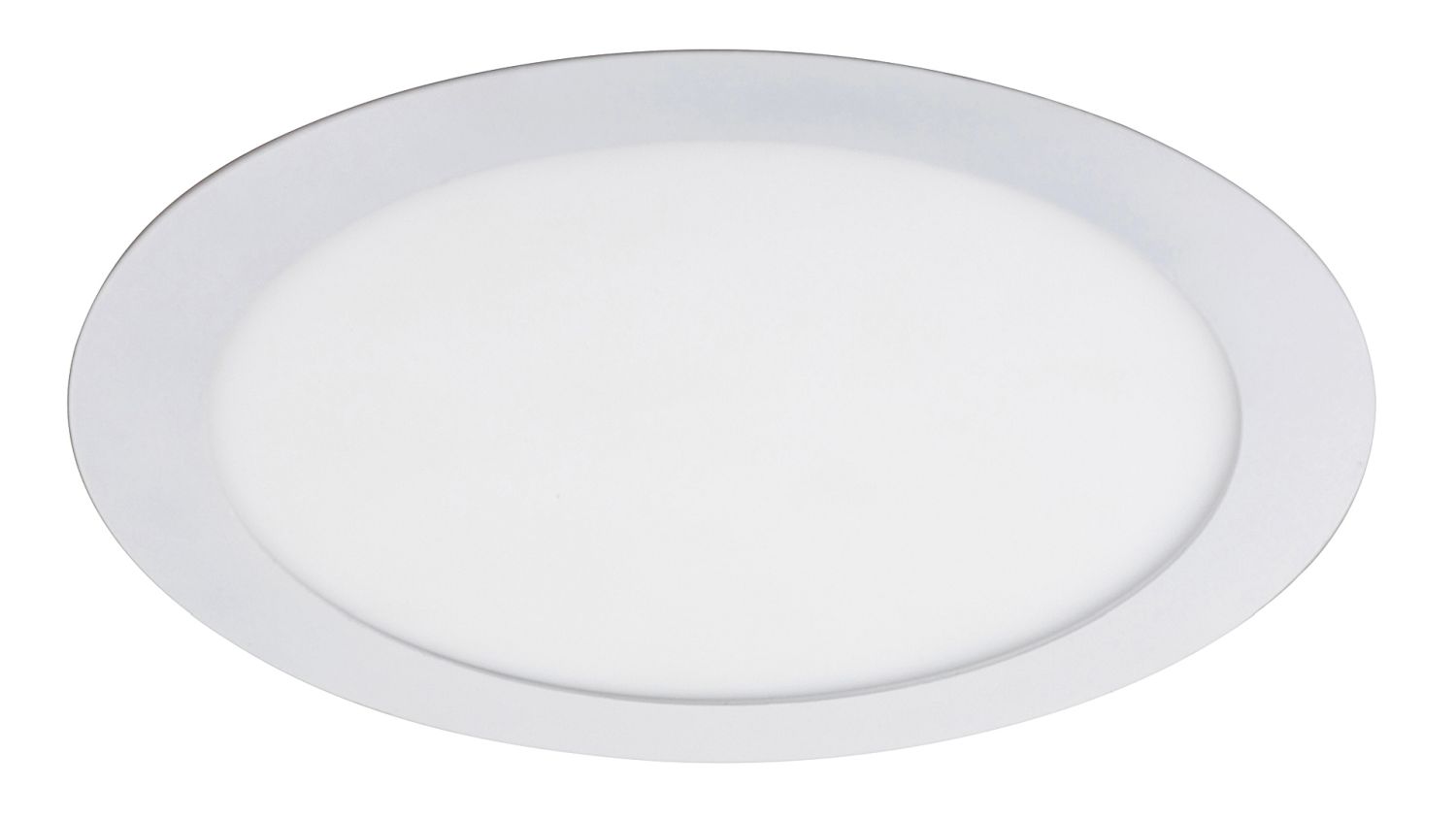 Flache LED Einbauleuchte Weiß 18W blendarm Modern