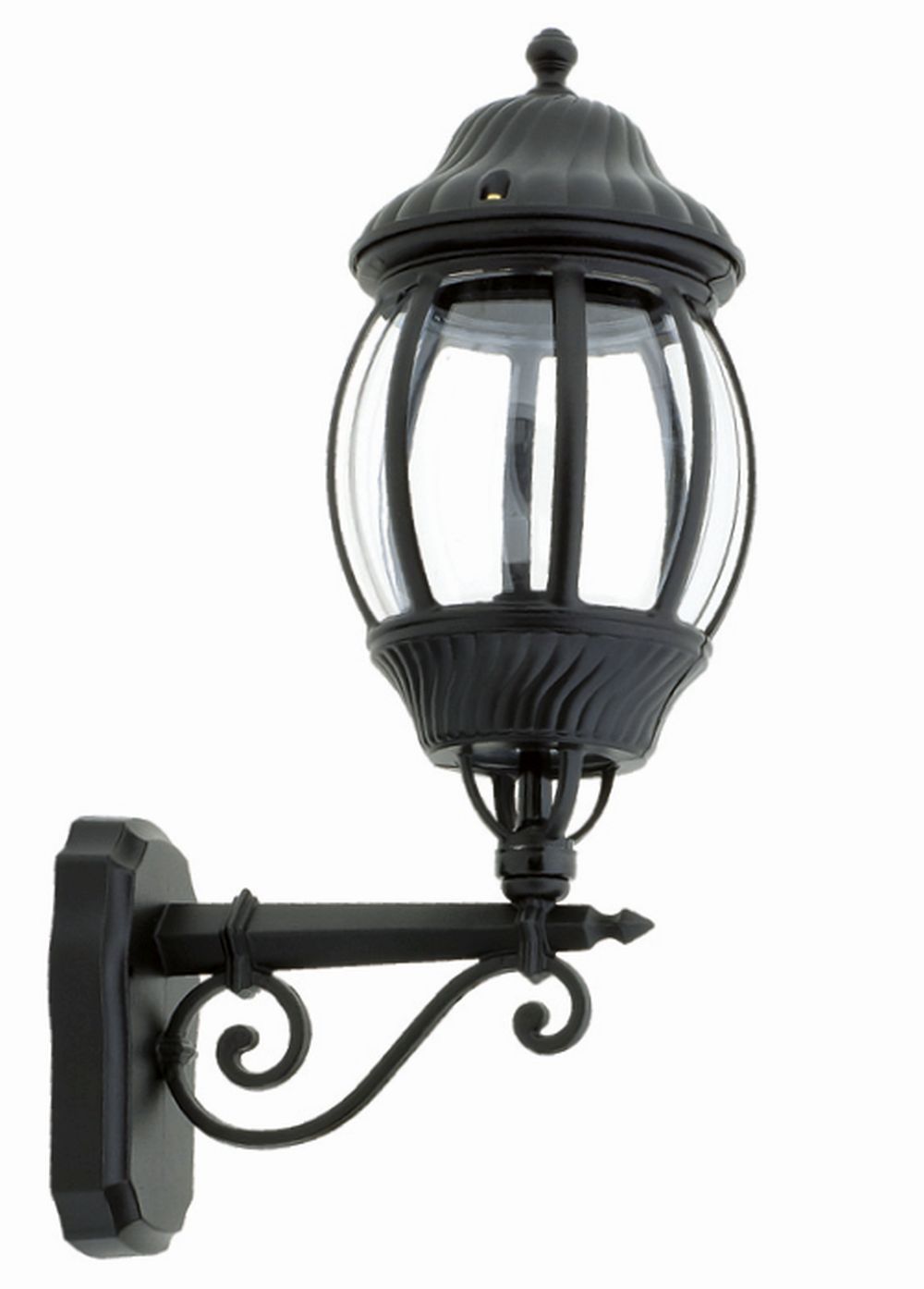 Elegante Außenlampe Schwarz 56 cm regengeschützt