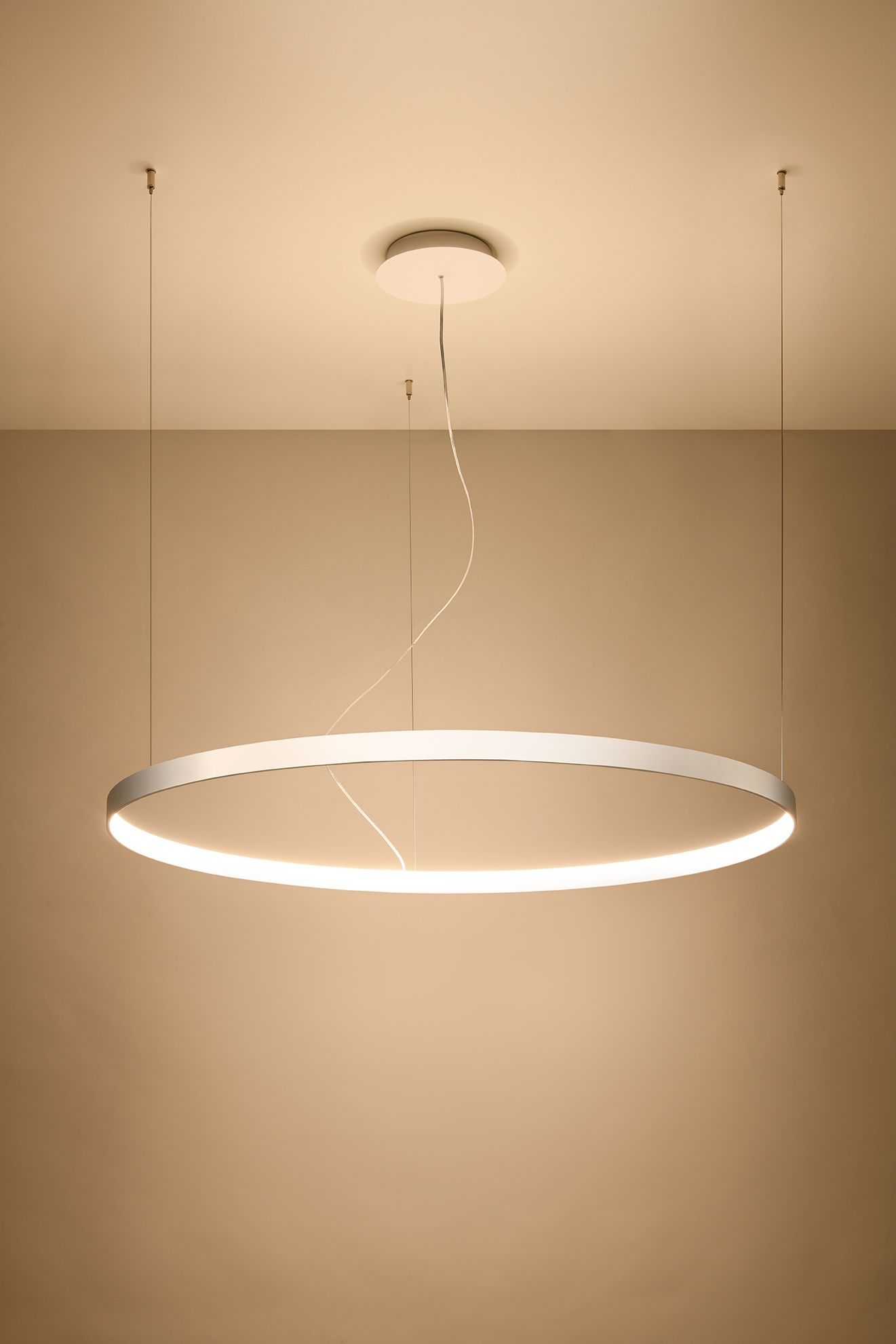 Ring Kronleuchter Modern Design Ø 110 cm 3000 K LED