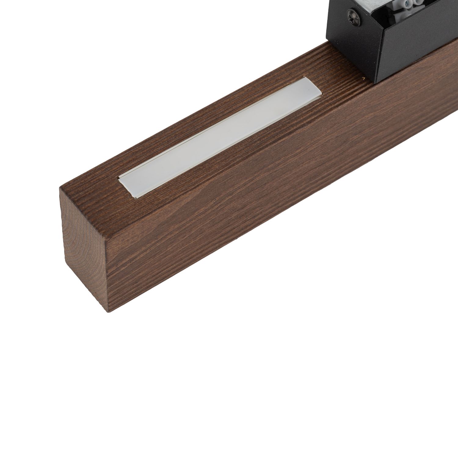 LED Wandleuchte Holz Metall 3000 K H: 31 cm indirektes Licht