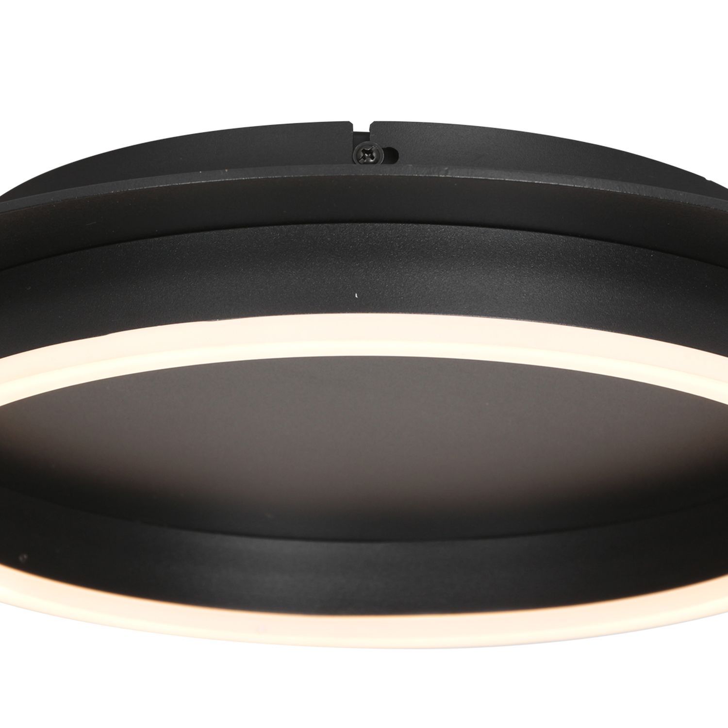 LED Deckenlampe Metall Kunststoff Schwarz 20 W 2700 K