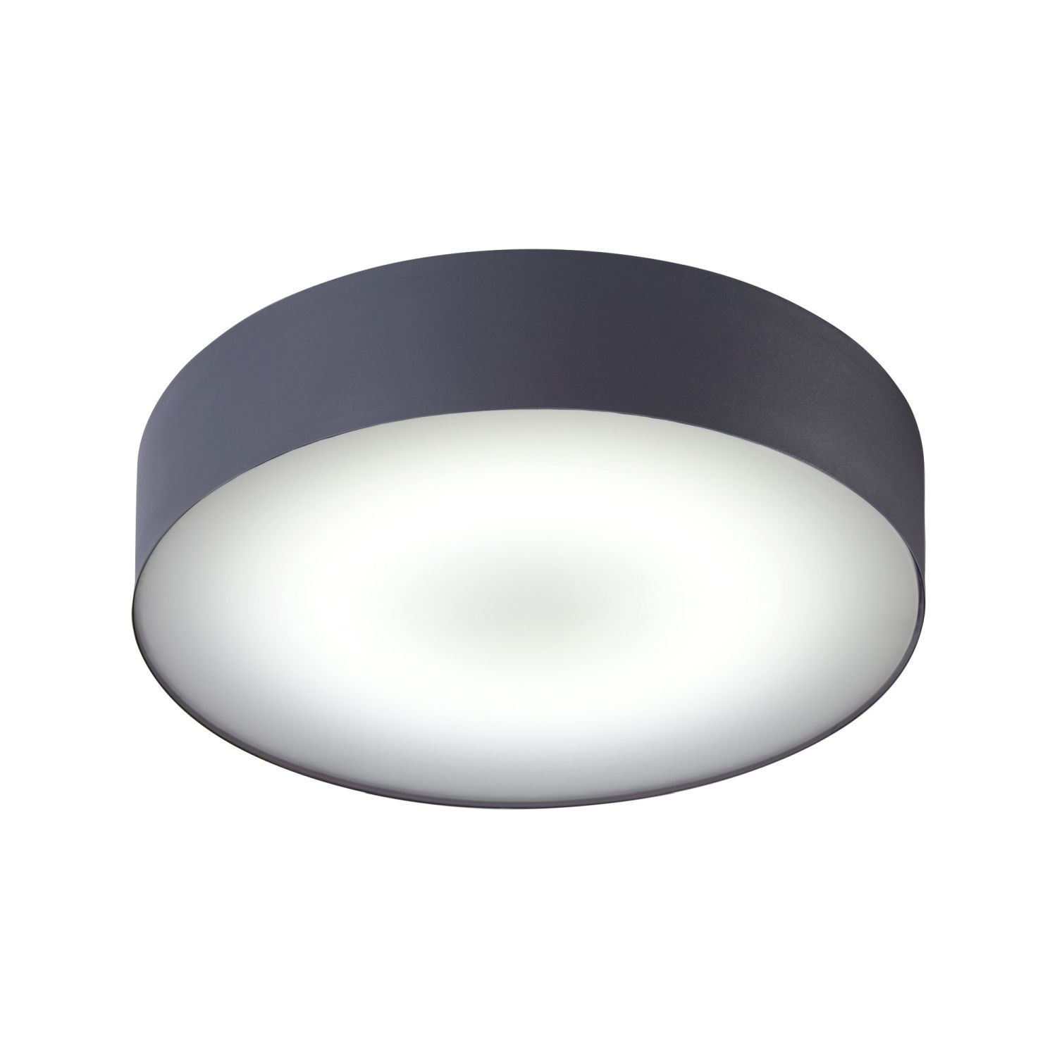 LED Deckenlampe Ø 40,5 cm rund Graphit