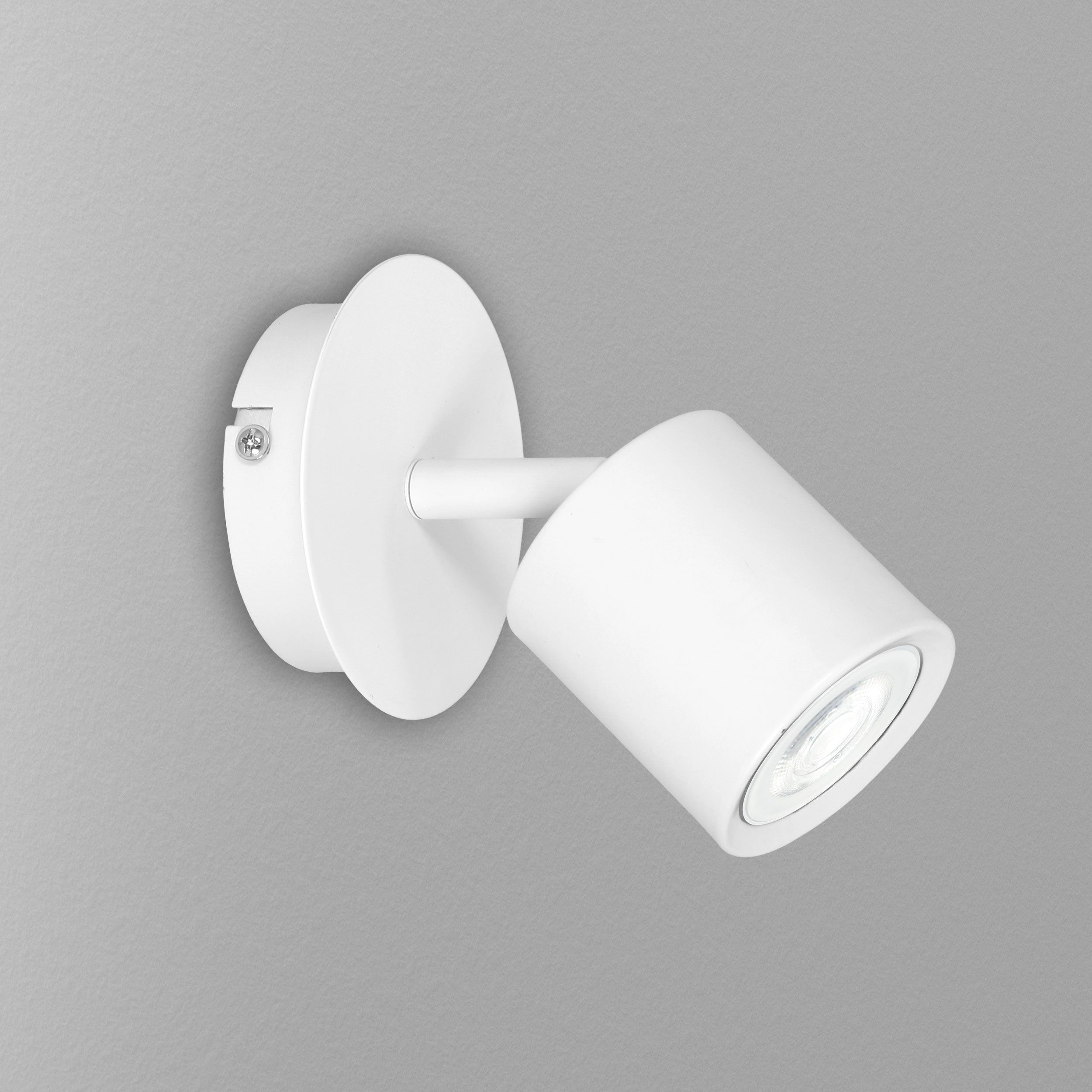 Spot Lampe Wand Weiß klein verstellbar GU10