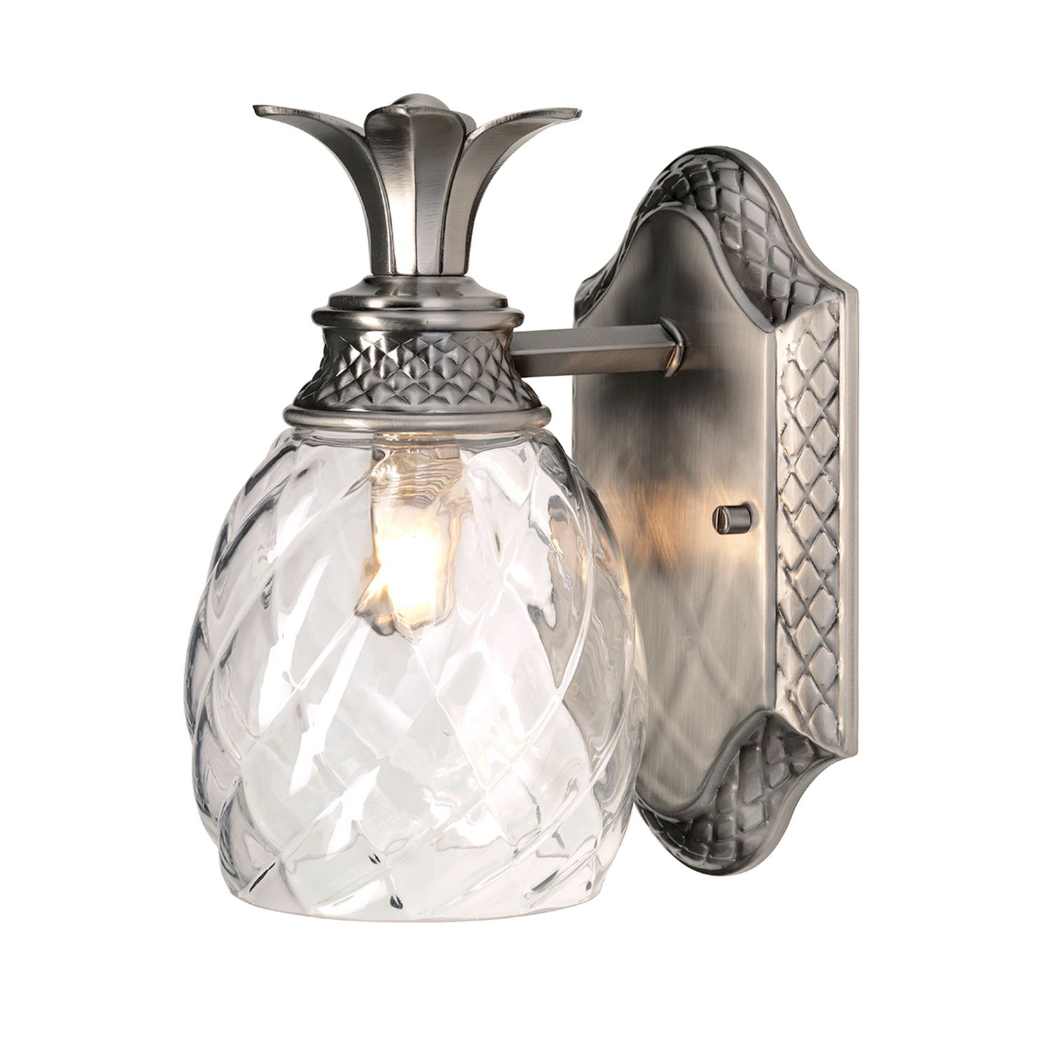 Design Badlampe IP44 dekorativ Glas Schirm LED