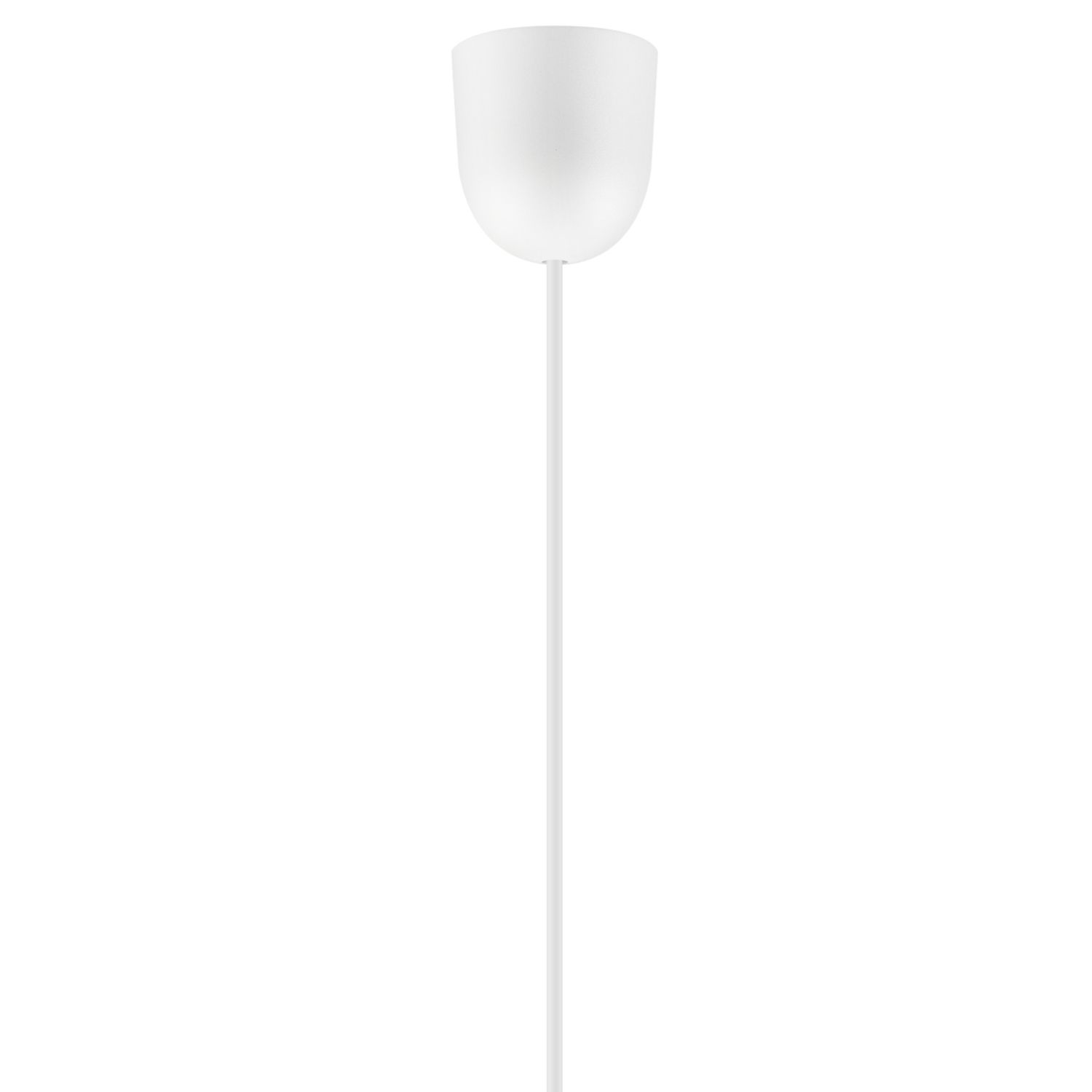 Hängelampe Stoff Weiß Creme Ø 35 cm Modern verstellbar E27