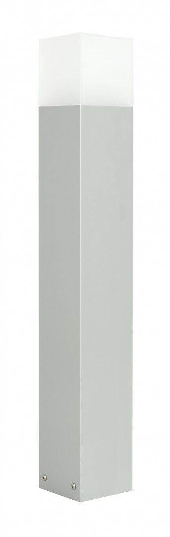 Vielseitige Gartenlampe in Silber 70 cm