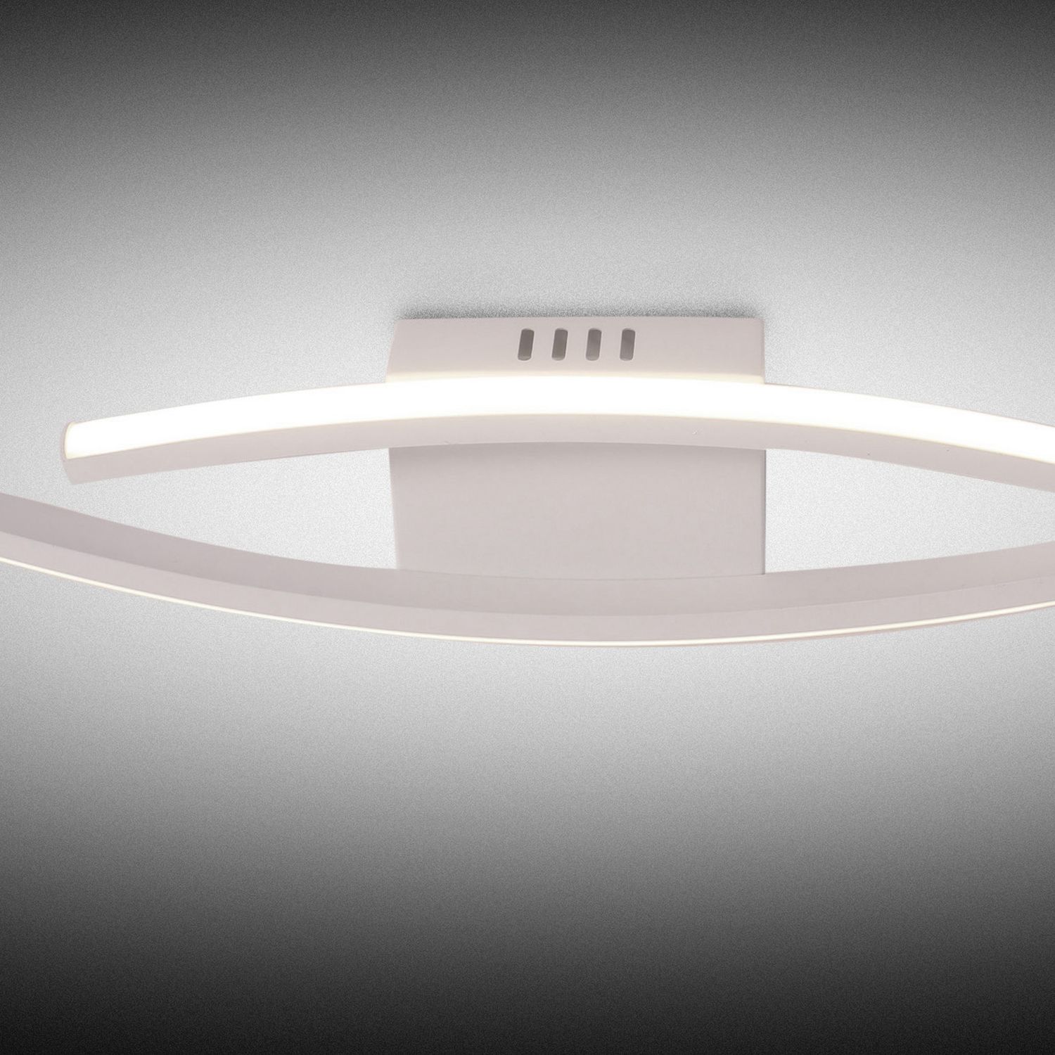 LED Wandleuchte Weiß B: 60 cm 4000 K neutrales Licht Metall