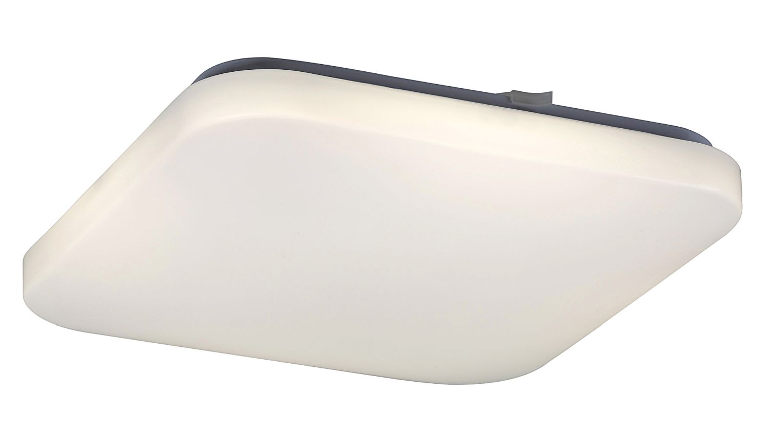 LED Deckenlampe Weiß breiter Schirm 4000K blendarm