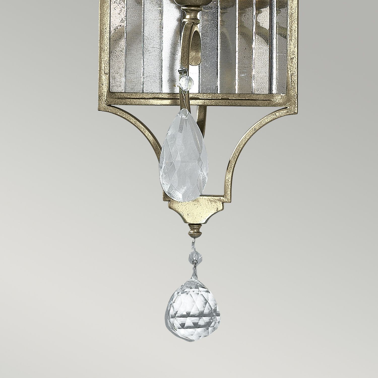 Wandlampe CANDELA 7 in Silber Kerzenform Lampe
