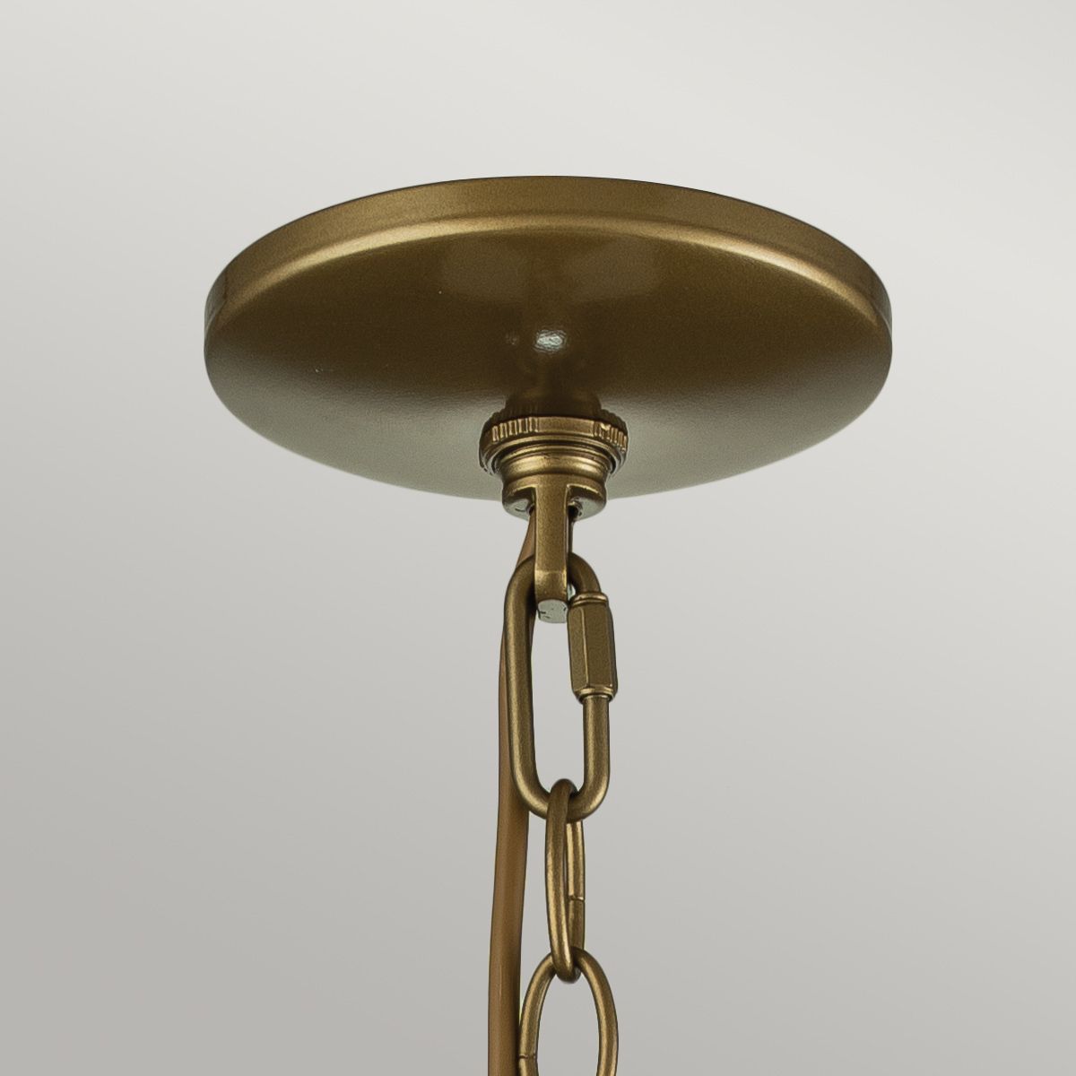 Außenlampe IP44 D: 30,5 cm E27 in Messing antik Vintage