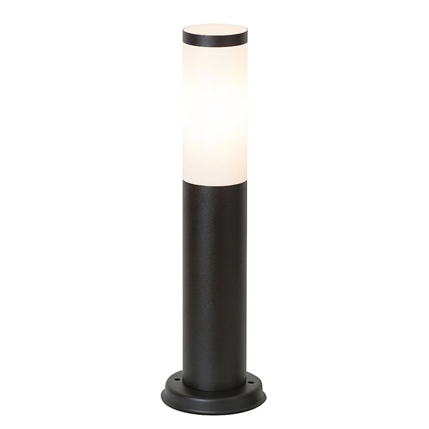 Lampadaire Extérieur Noir Blanc H:45cm IP44 anti-éblouissement